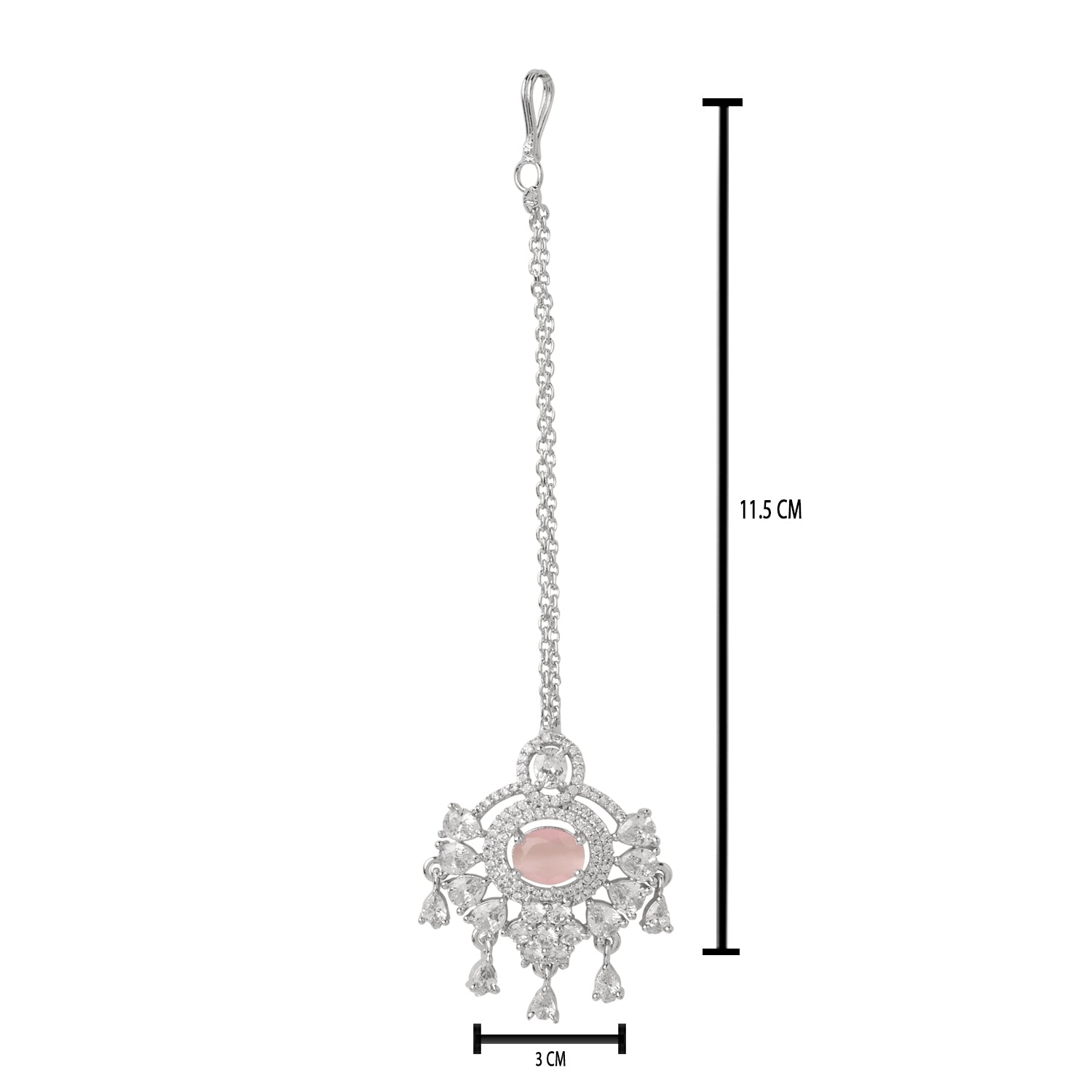 Deyona - Pink Maang Tikka