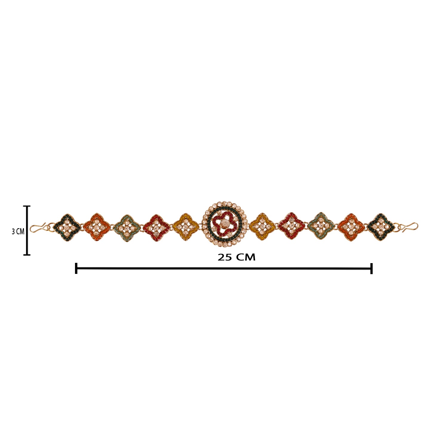 Glanya - Multicolor Sheeshpatti