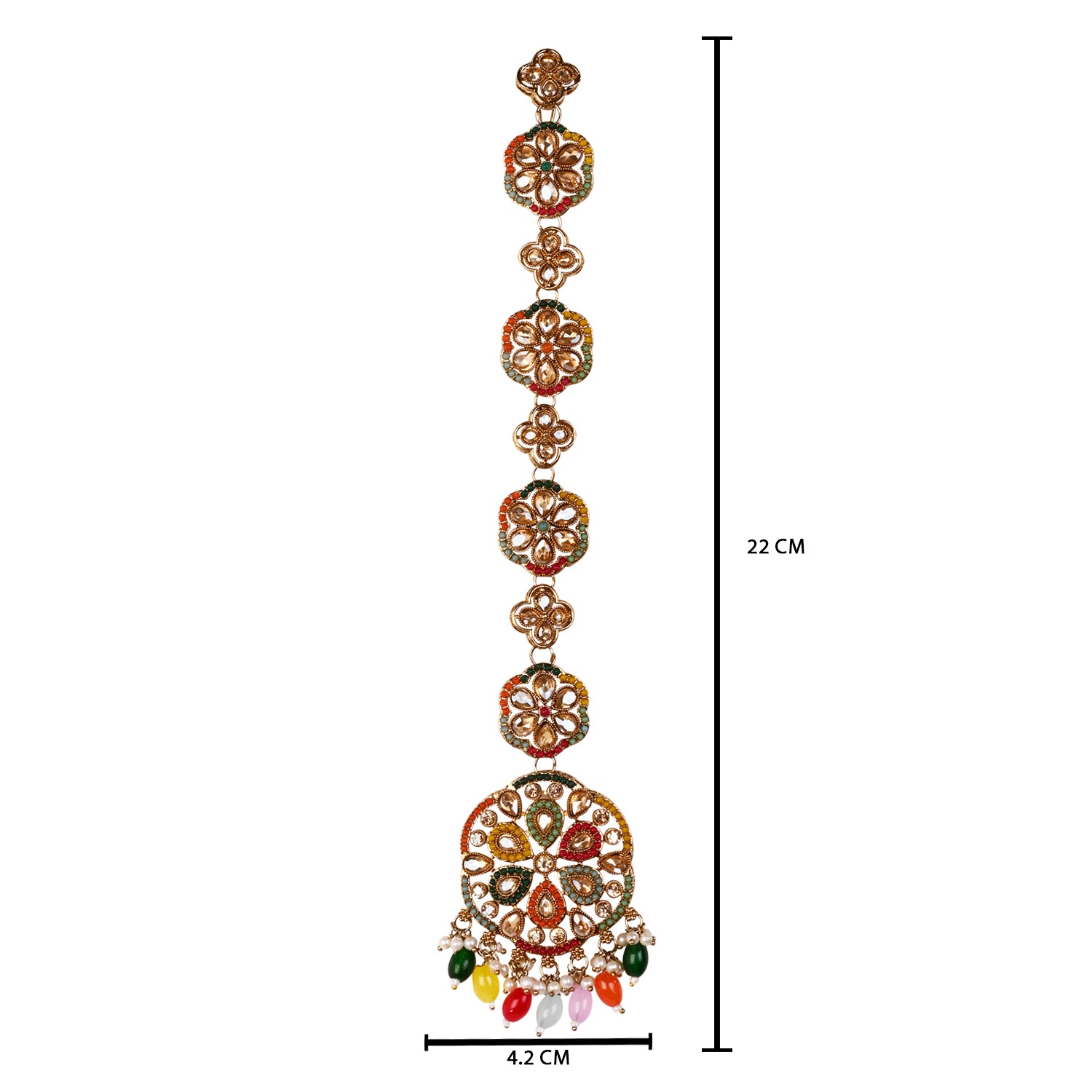 Inira - Multicolor Maang Tikka