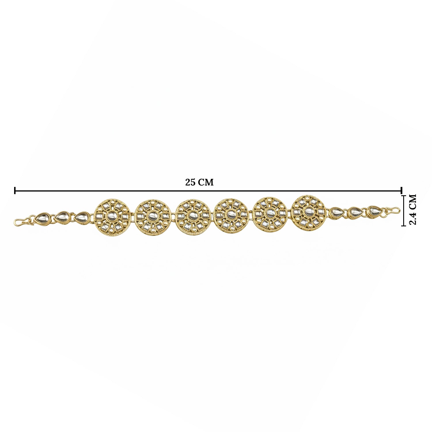 Mivara - White Stone Sheeshpatti