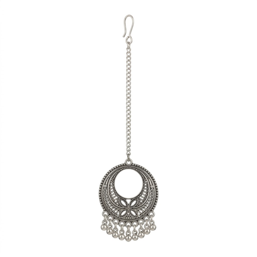 Bundi- Antique Circular Maang Tikka