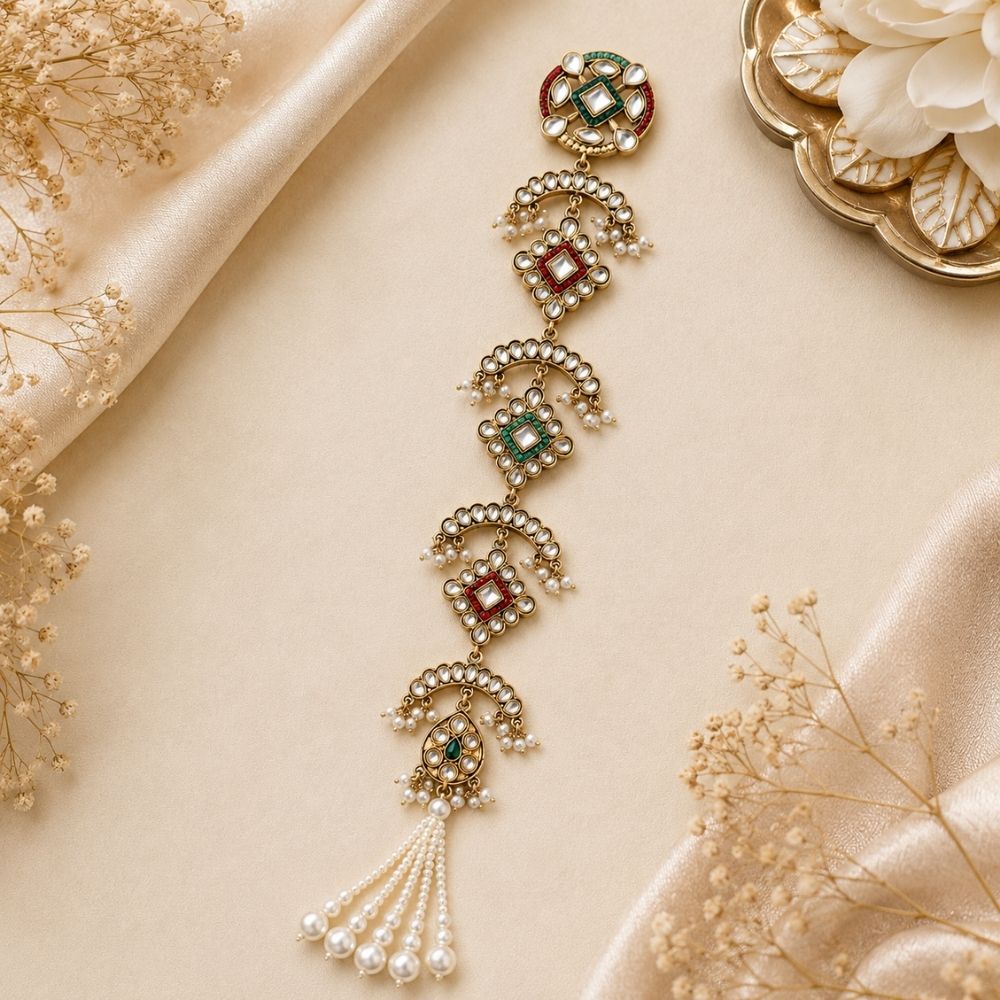 Adyansi- Multi-Color Kundan Punjabi Paranda