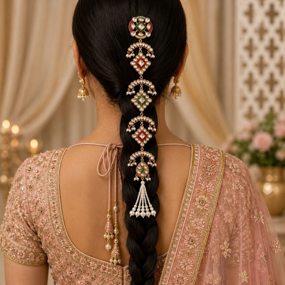 Adyansi- Multi-Color Kundan Punjabi Paranda