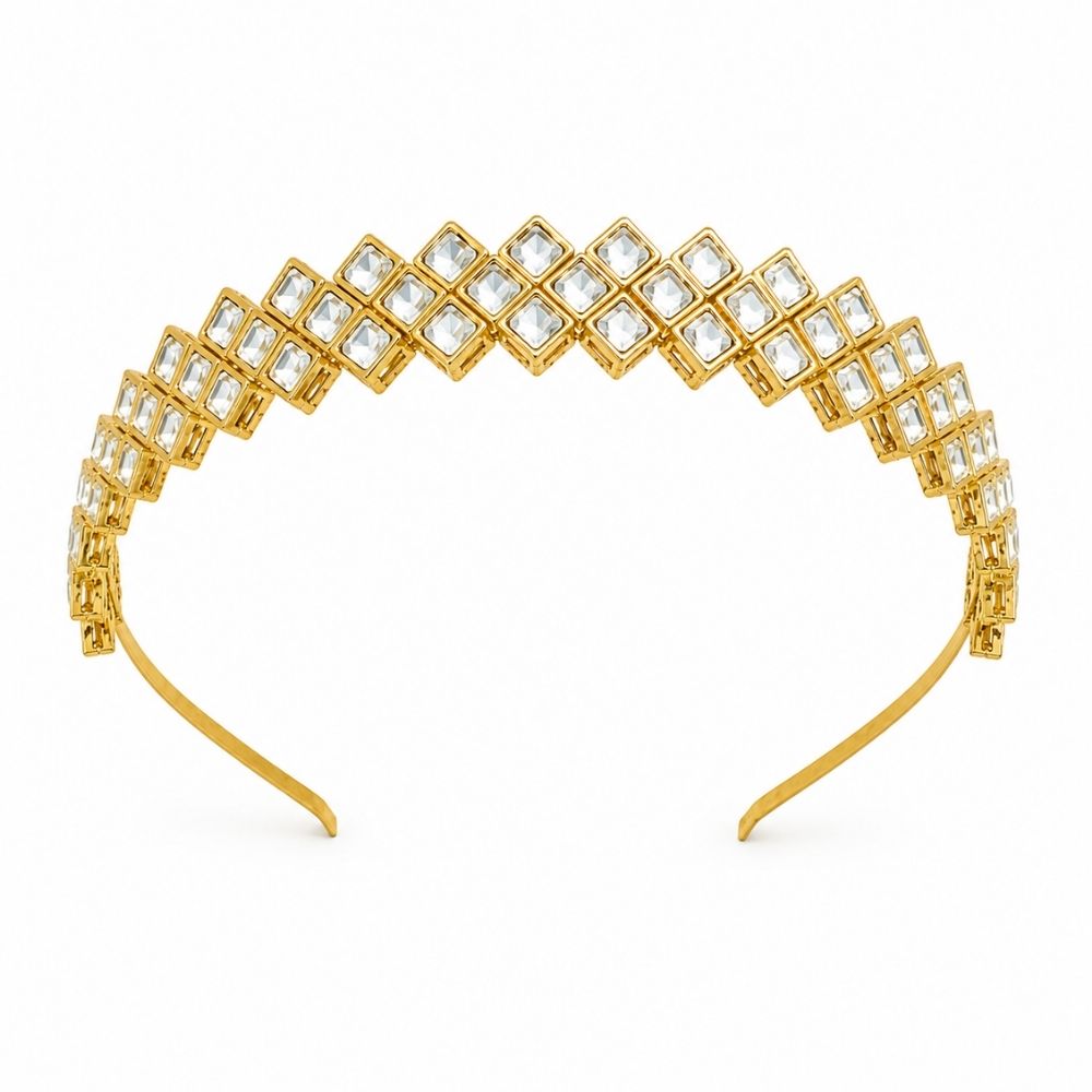 Arhita- Kundan Style Stone Studded Hair Band