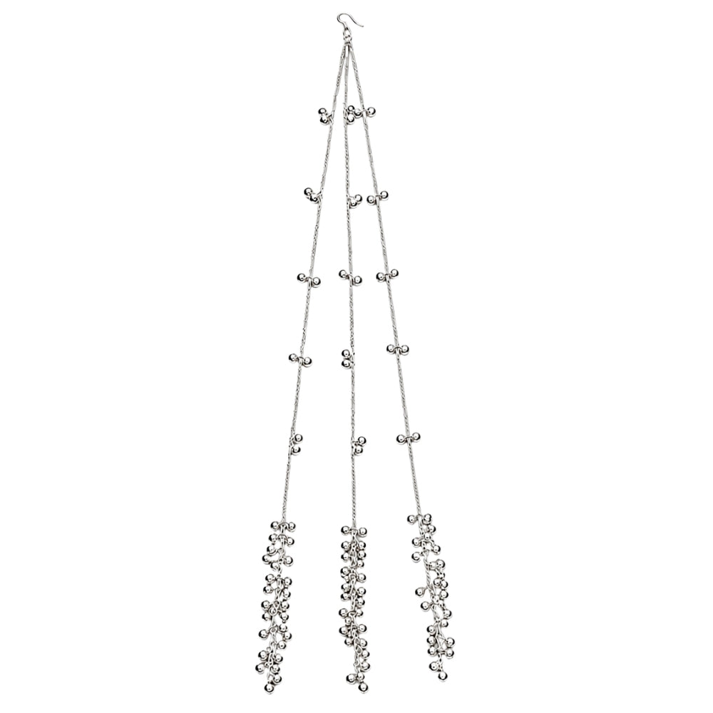 Samriddhi- Silver Oxidised Ghungroo Chain Paranda