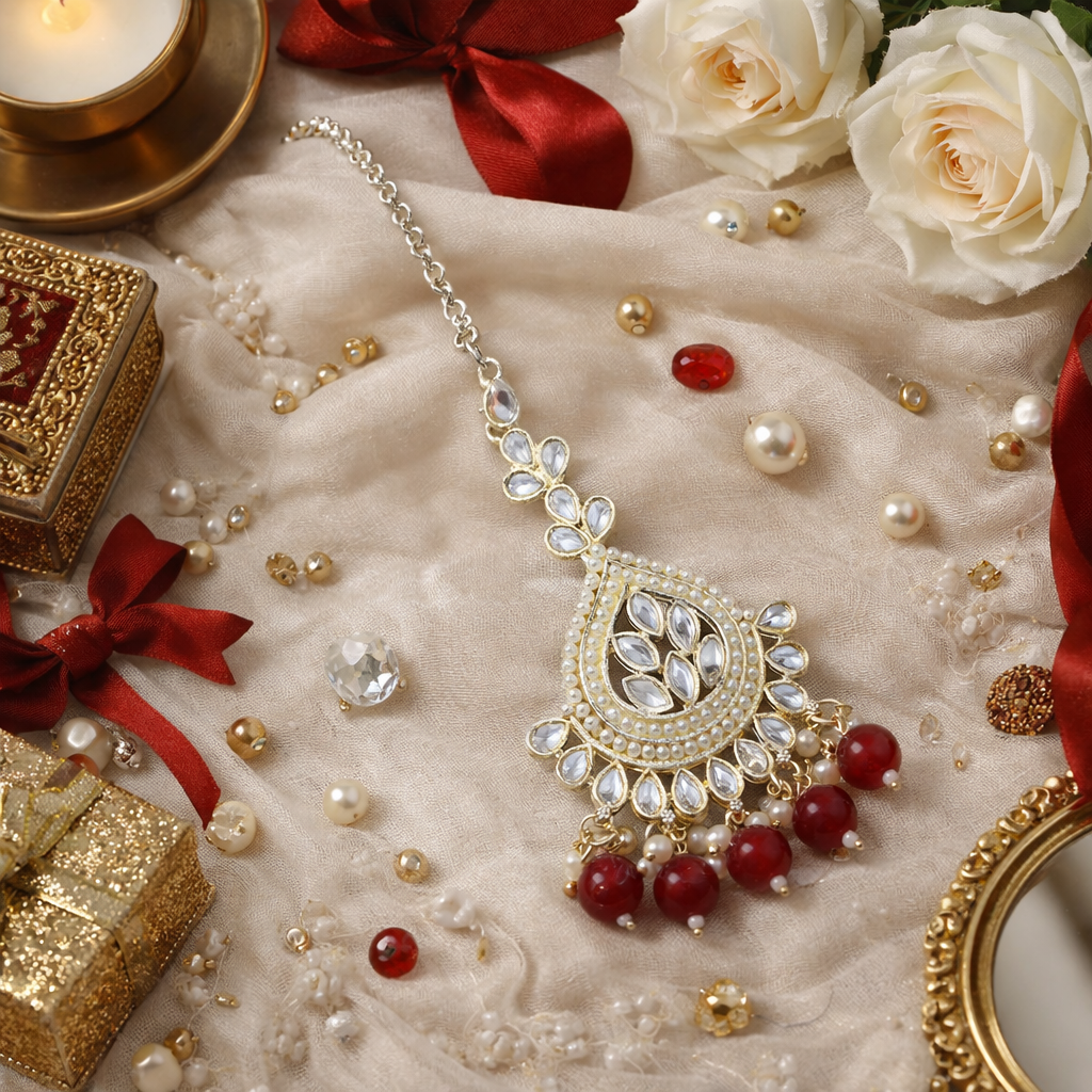 Kiraz Maroon Maangtikka