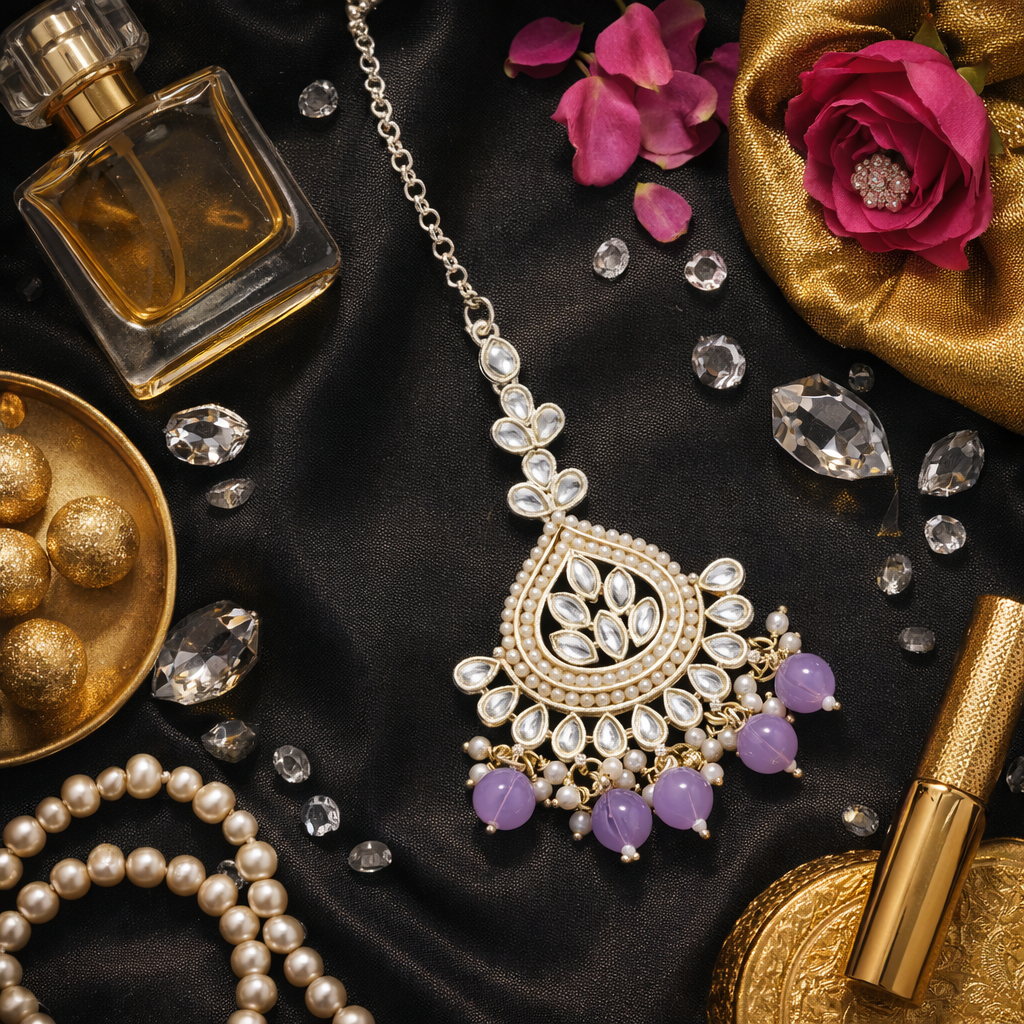 Kiraz Purple Maangtikka