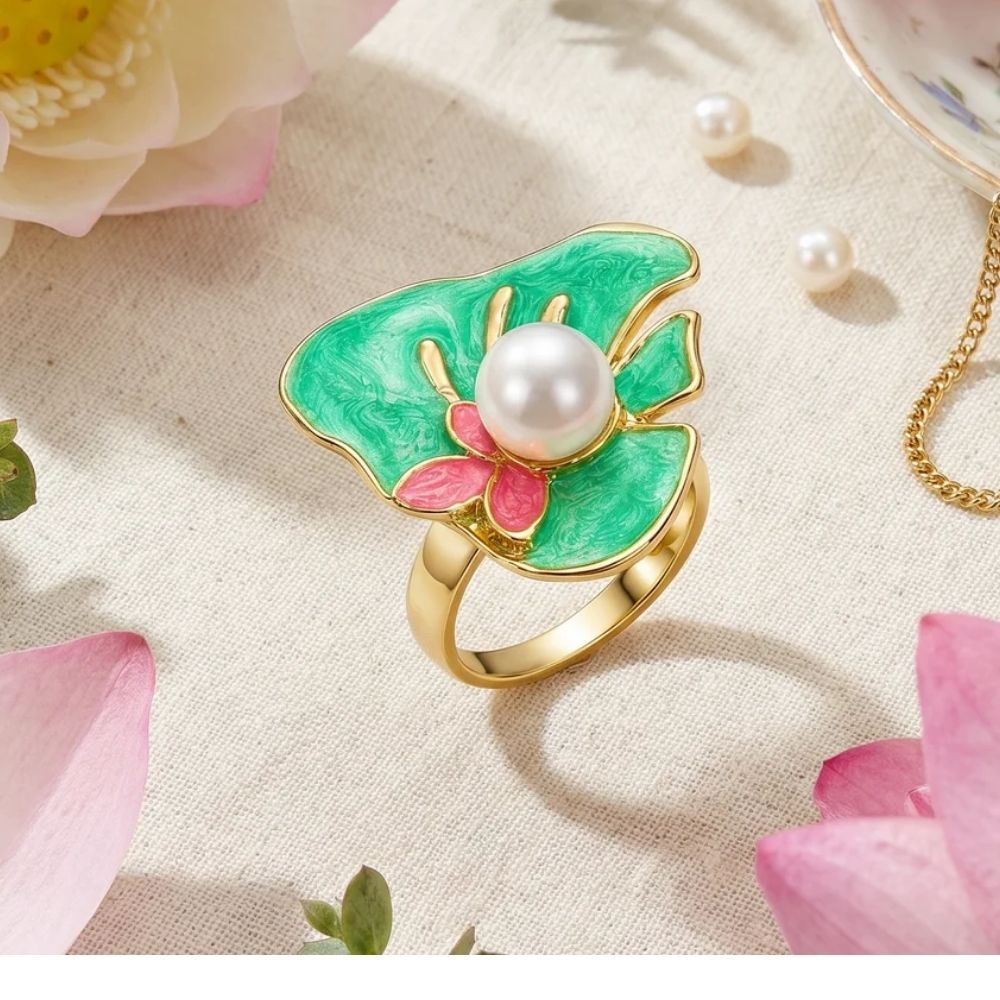 Marion- Bloom Pearl Statement Ring