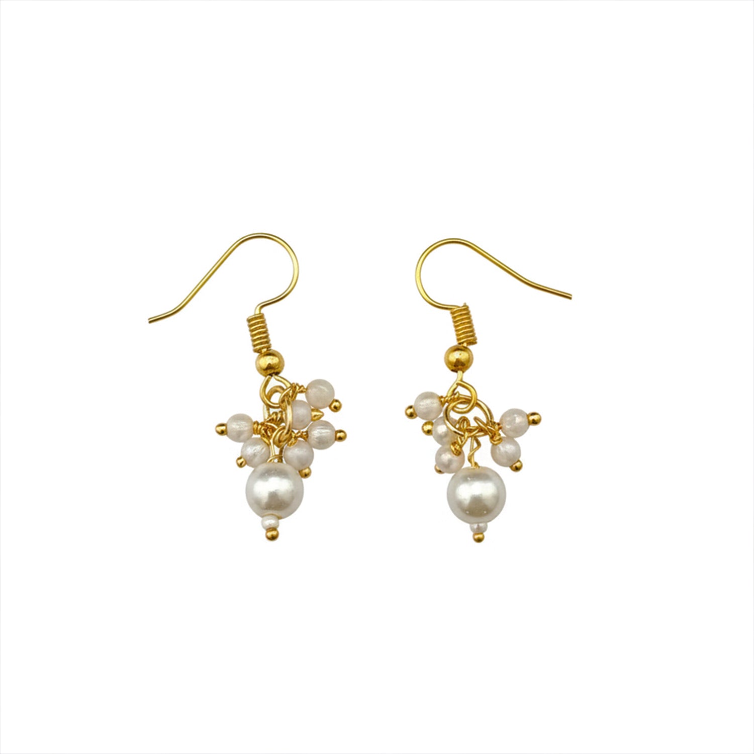 Ankriti- Kids Pearl Floral Jewellery Set | Necklace, Earrings & Bracelet for Girls