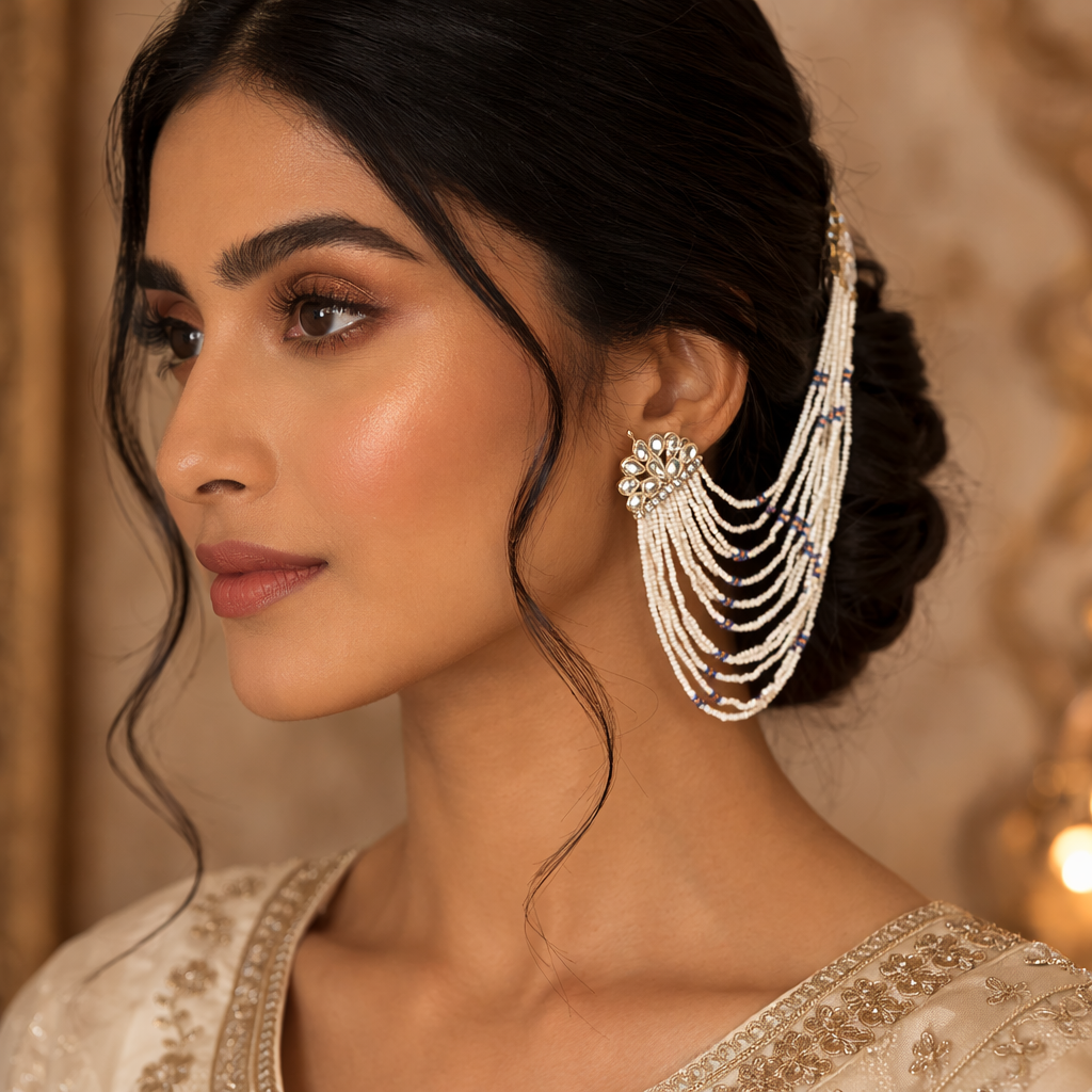 PRALAMBIKA Blue Earrings