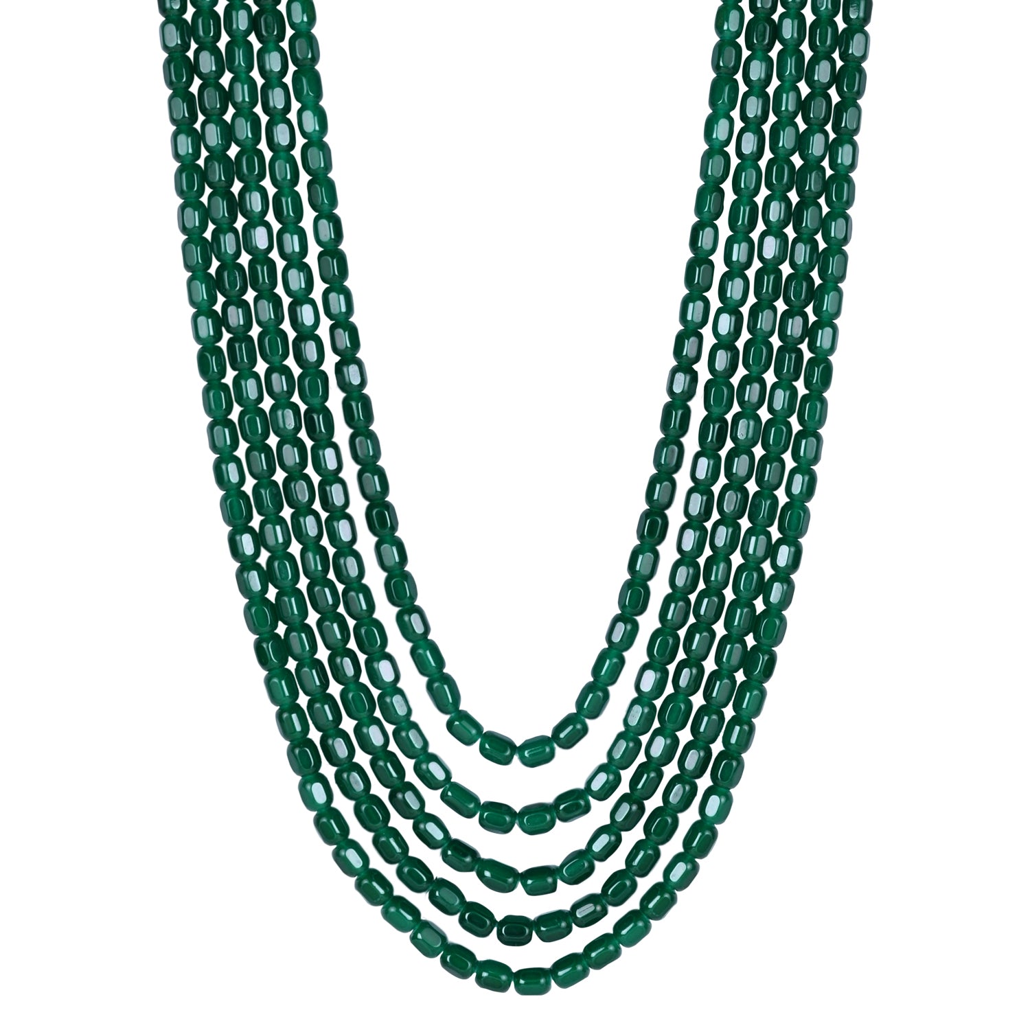 Kush Green Necklace For Men