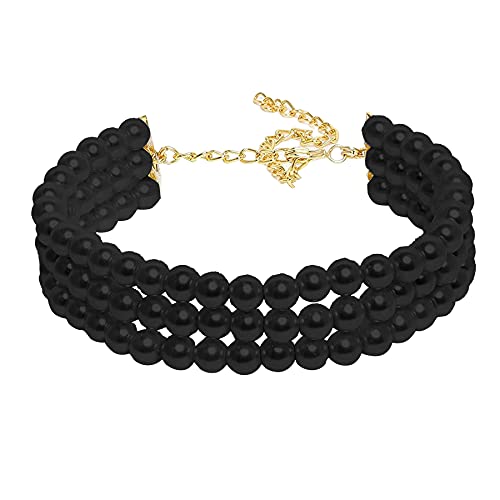 Darika Black Choker Set