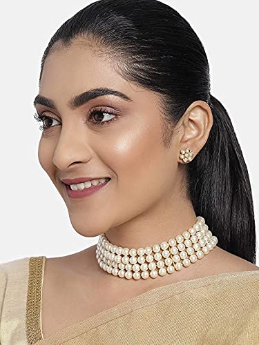 pearls choker set