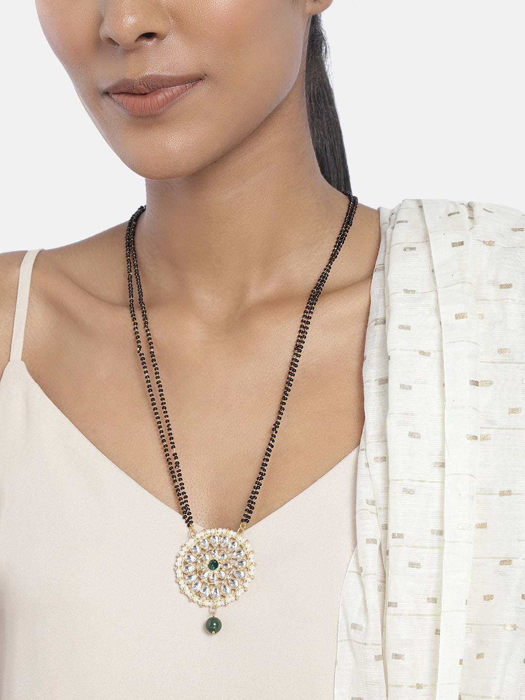Preksha Green Mangalsutra