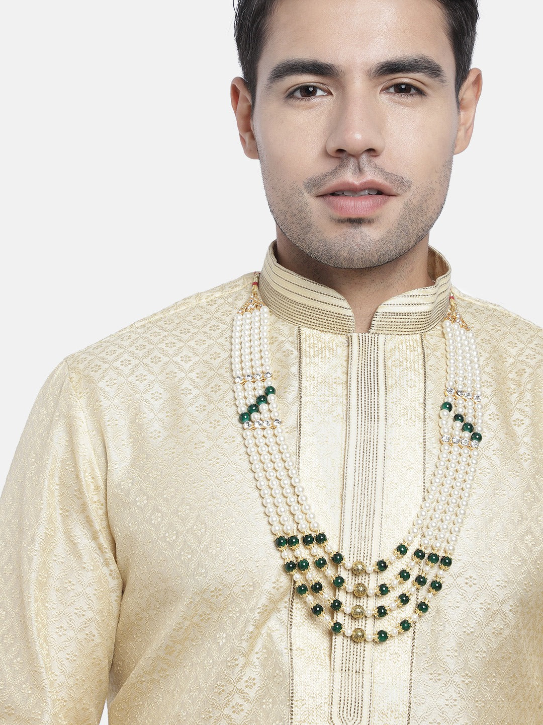 Yuvraj Green Necklace For Women
