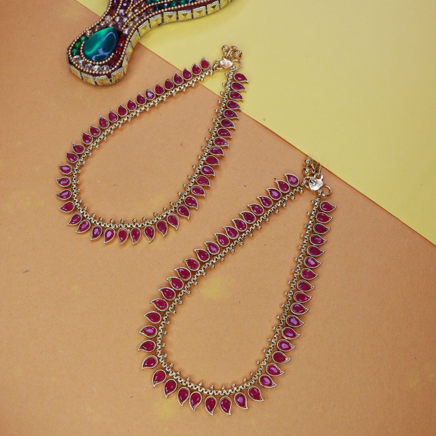 Himanshi Pink Payal/ Anklets
