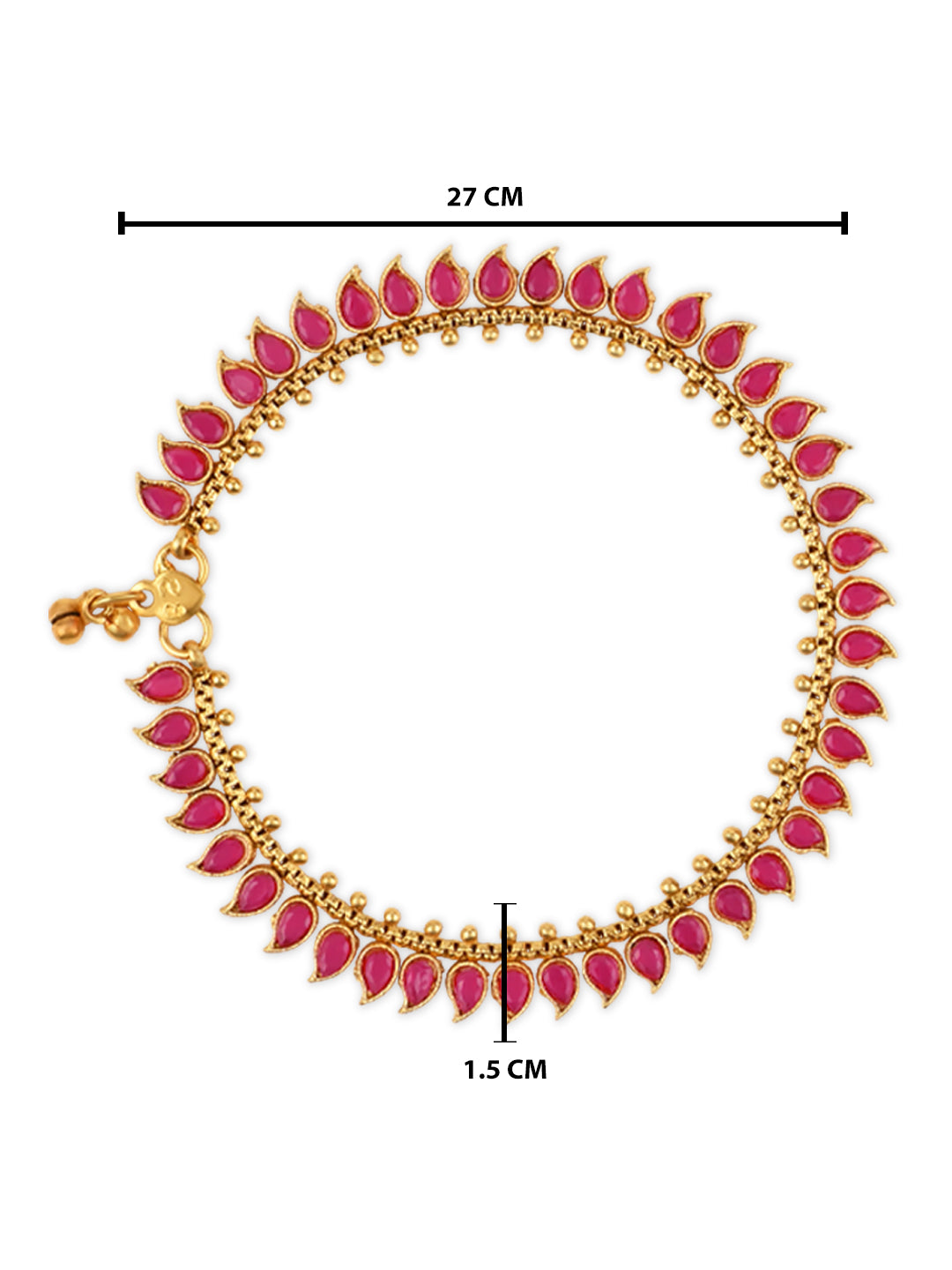 Himanshi Pink Payal/ Anklets