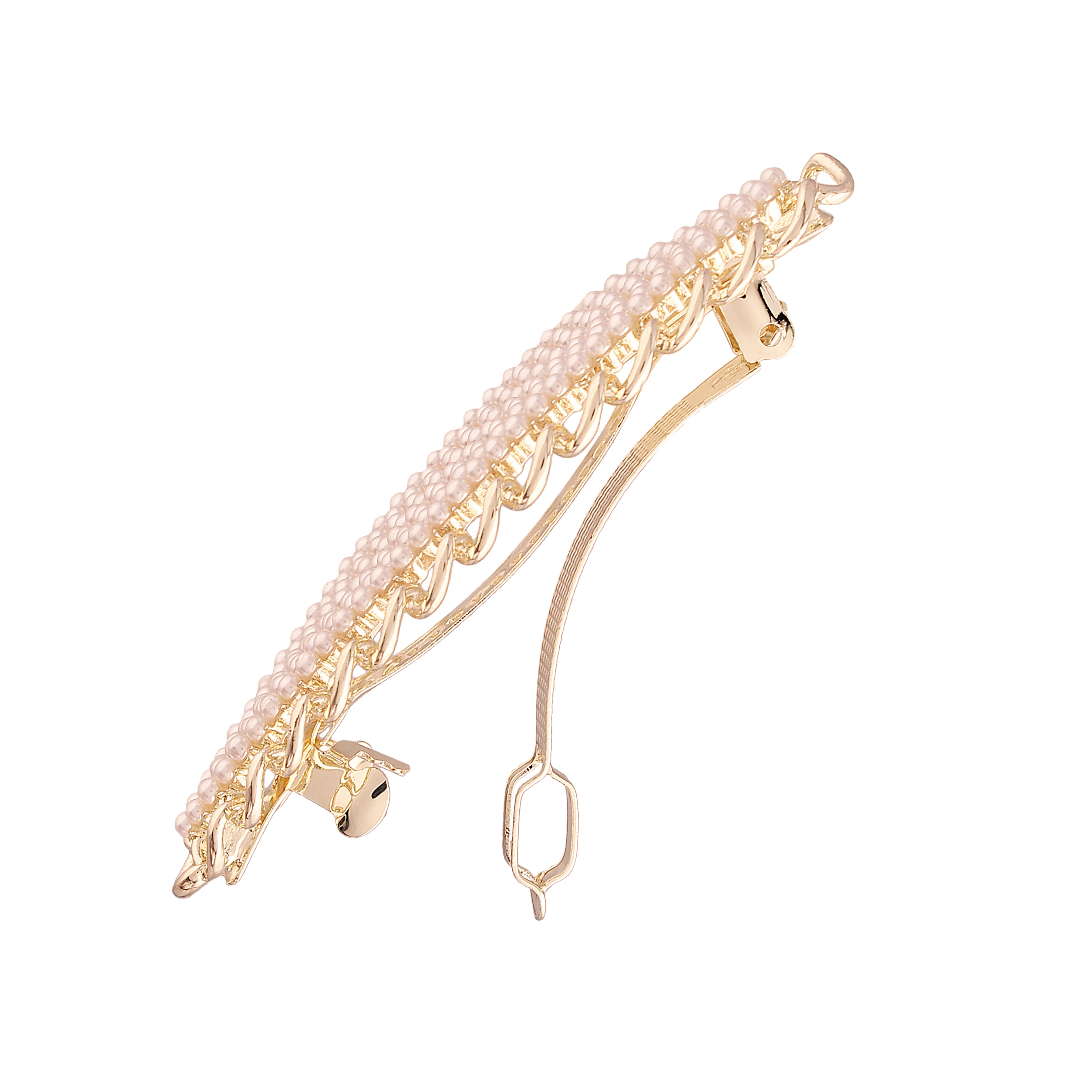 Pearl Beaded Hair Clip For Womens/Girls