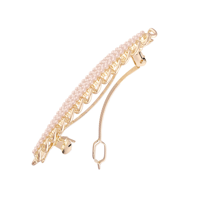 Pearl Beaded Hair Clip For Womens/Girls