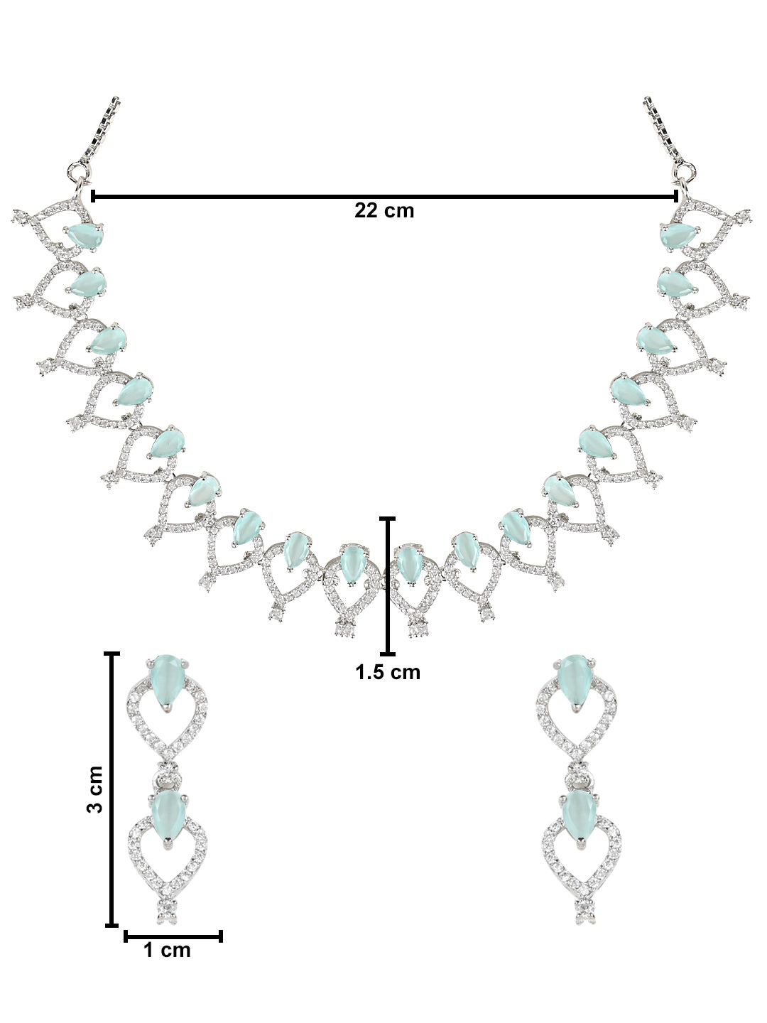 Laura Mint Necklace Set
