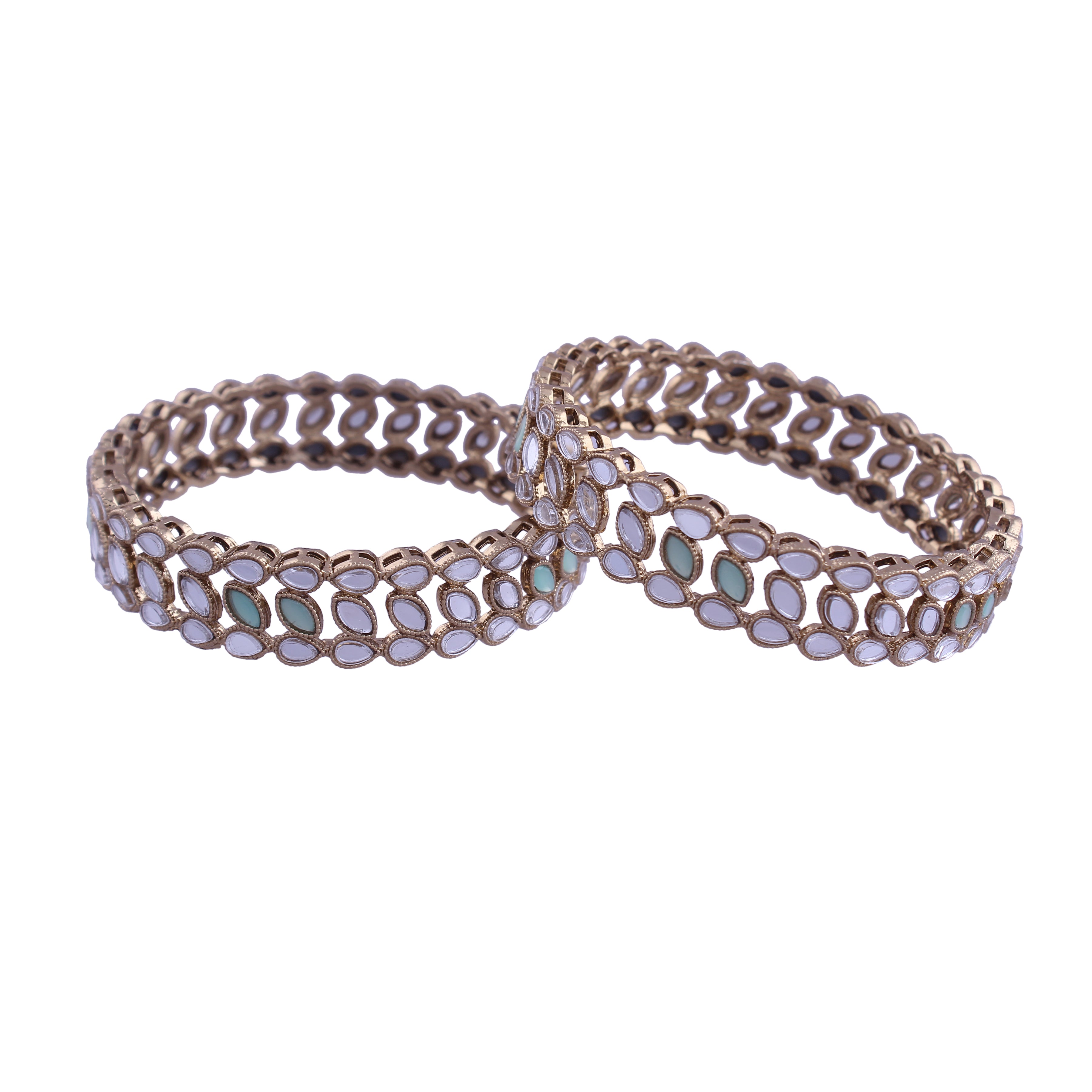 Aarvi Mint Bangles