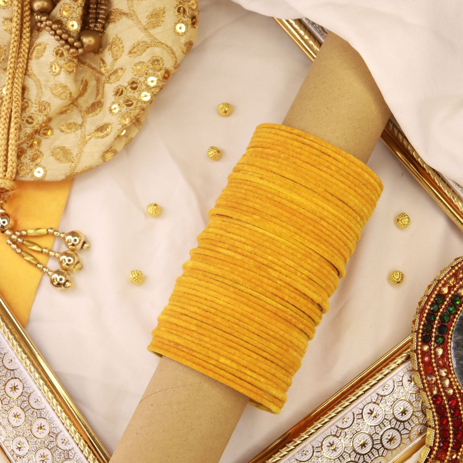 Yellow bangles discount