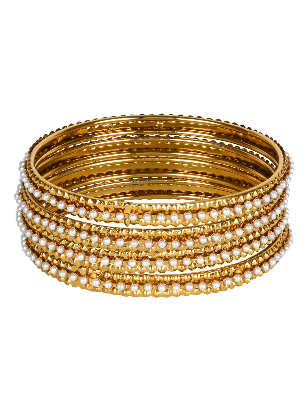 Umaira White Bangles