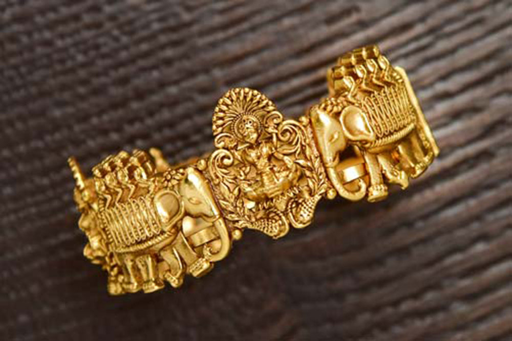 goldt plated , traditional  , kada