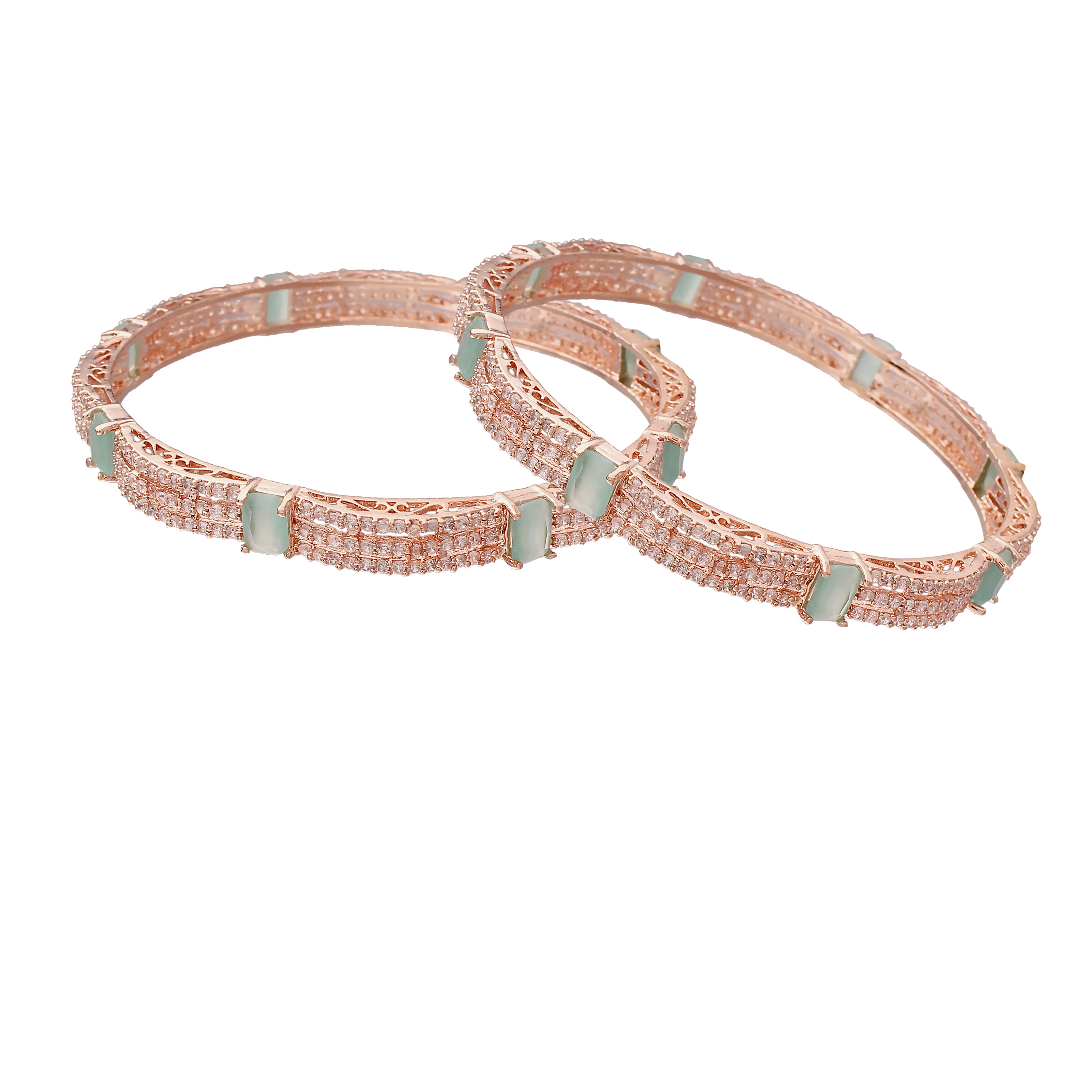 Naisa Mint Bangles