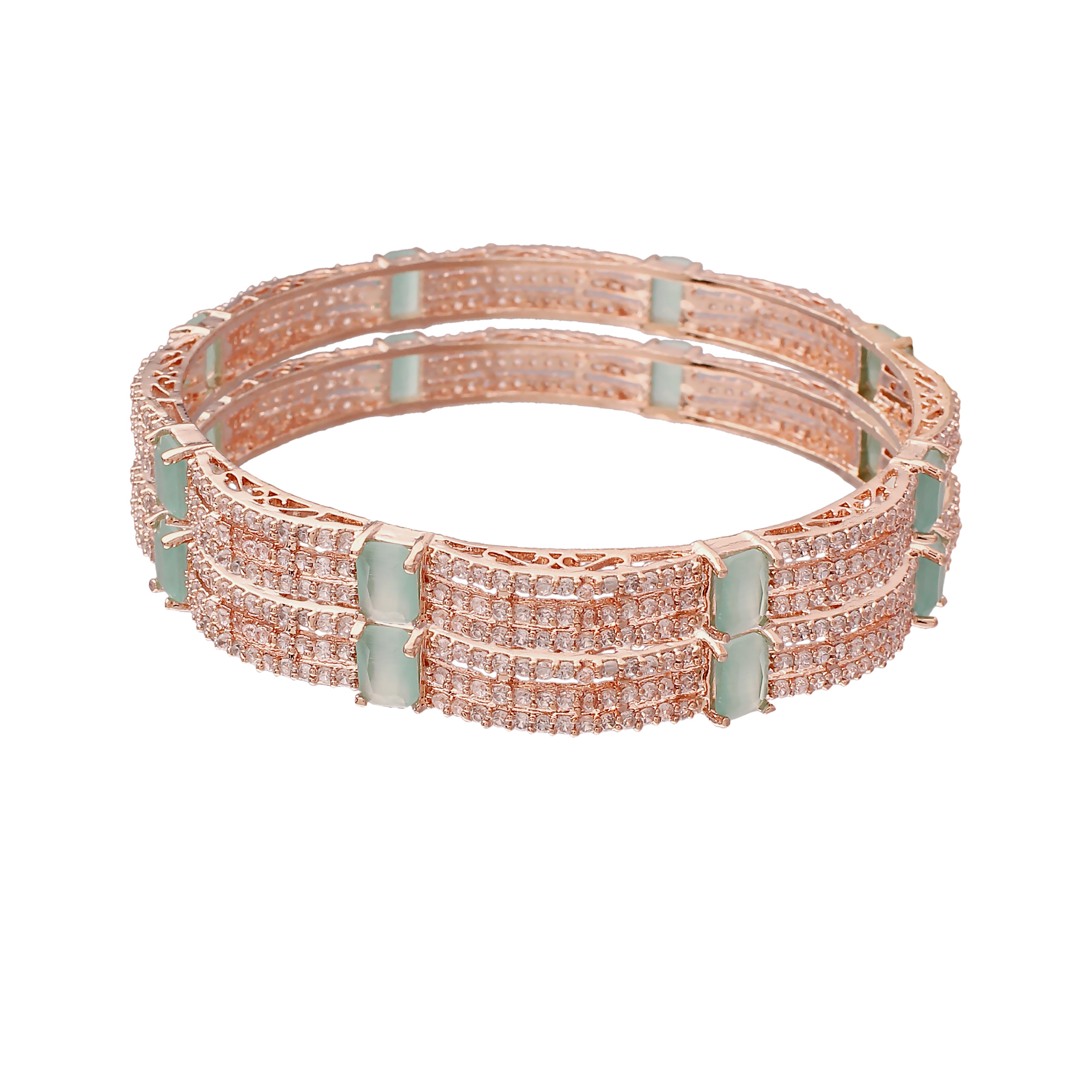 Naisa Mint Bangles