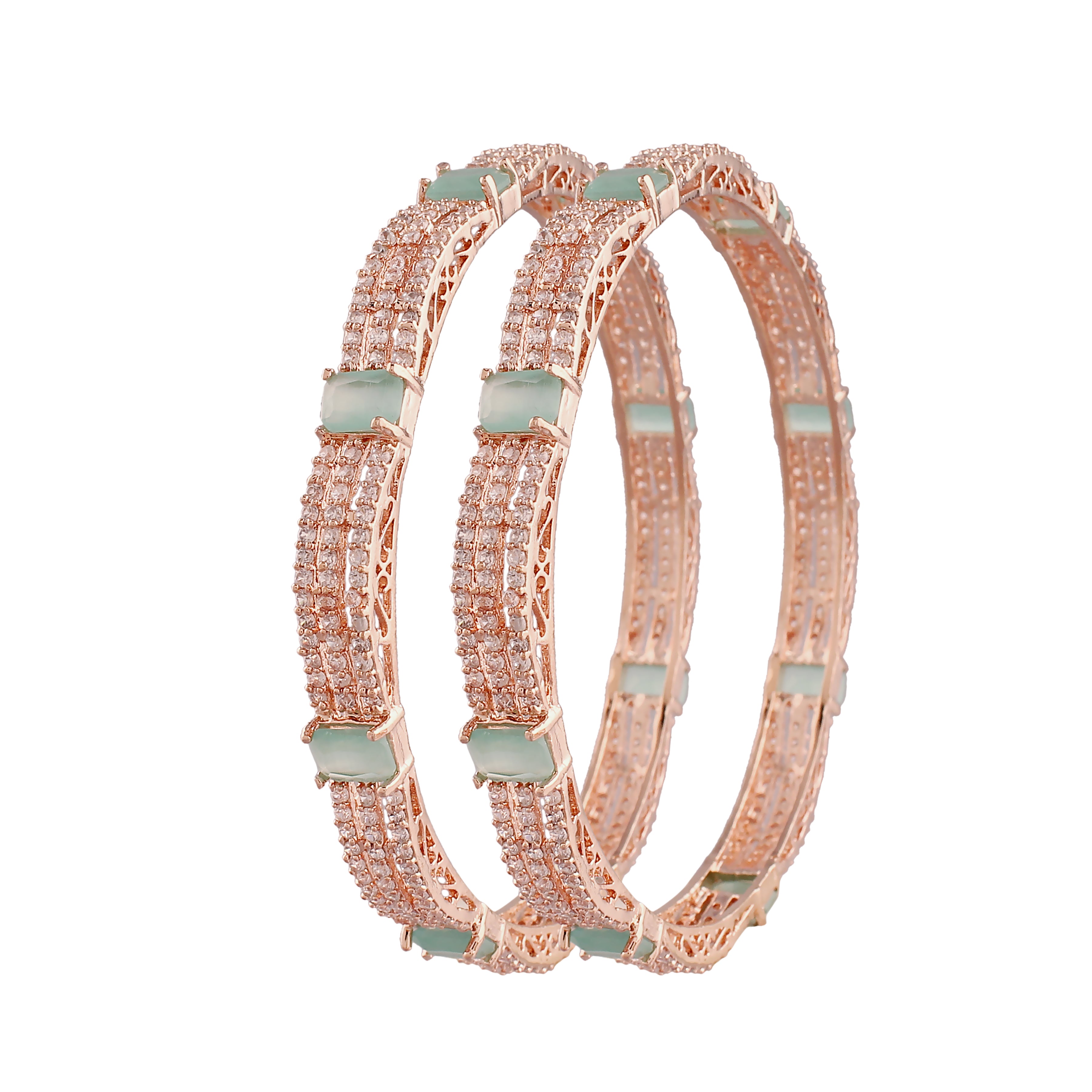 Naisa Mint Bangles