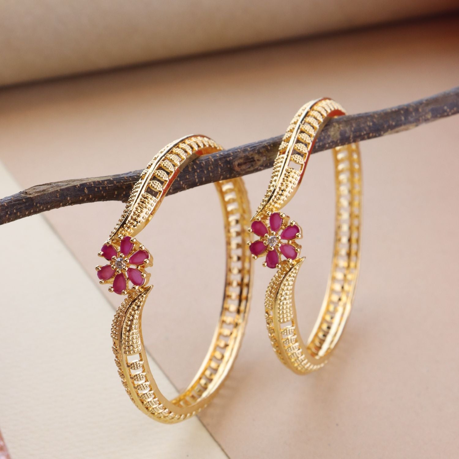 Marina Pink Bangles