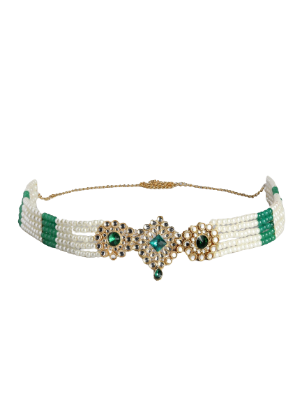 kundan , pearls , stones