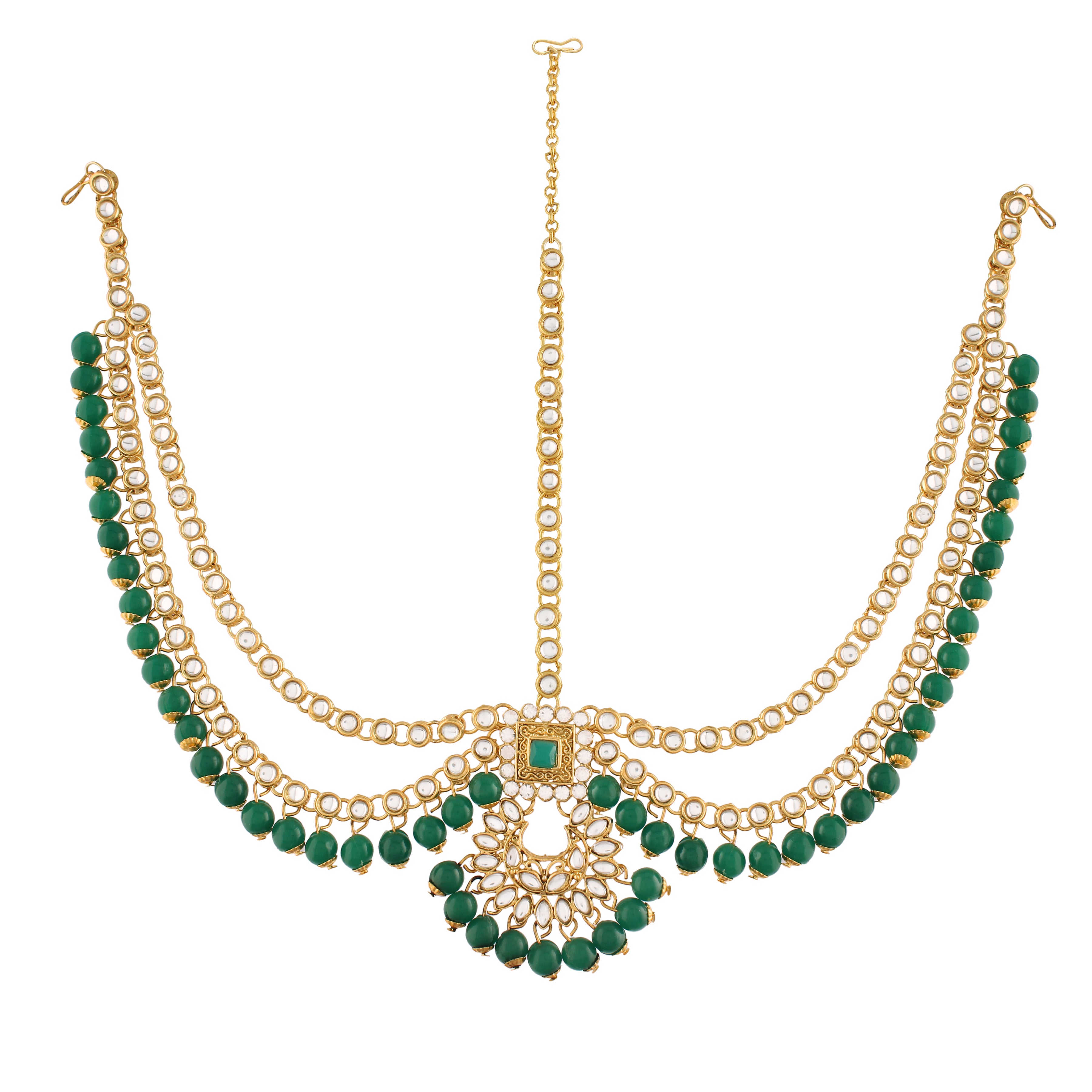 Afreen Green Jewellery Set