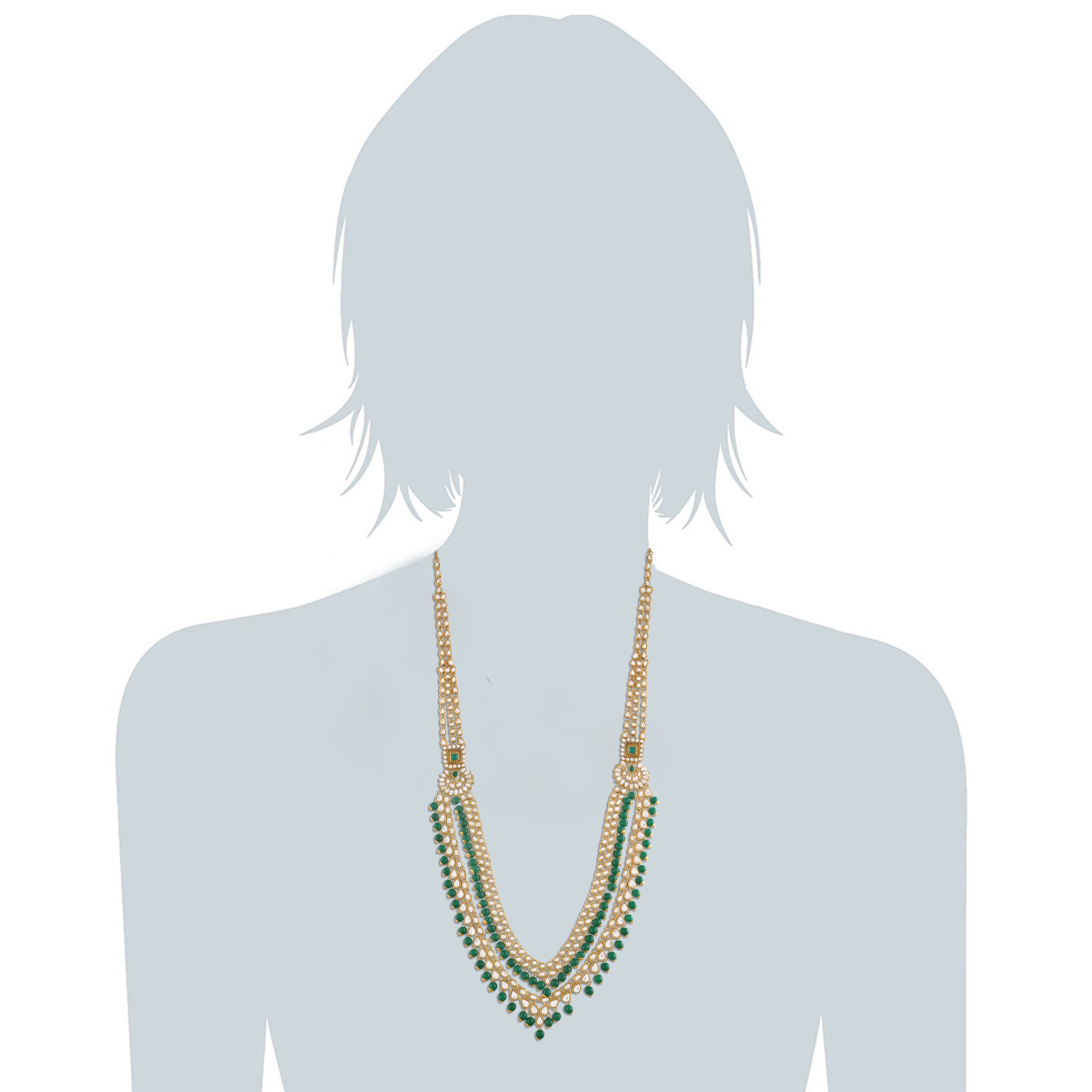 Afreen Green Jewellery Set