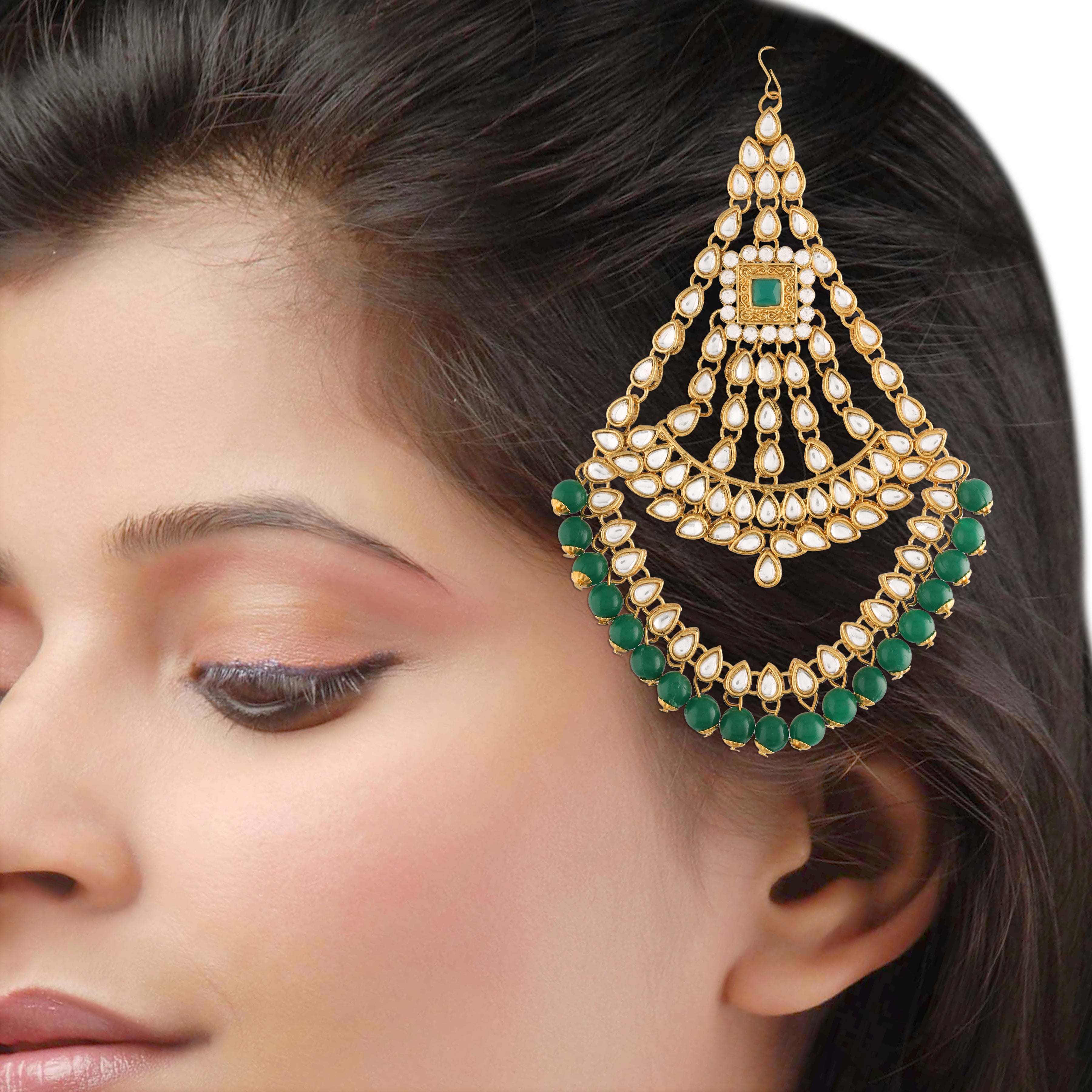 Afreen Green Jewellery Set