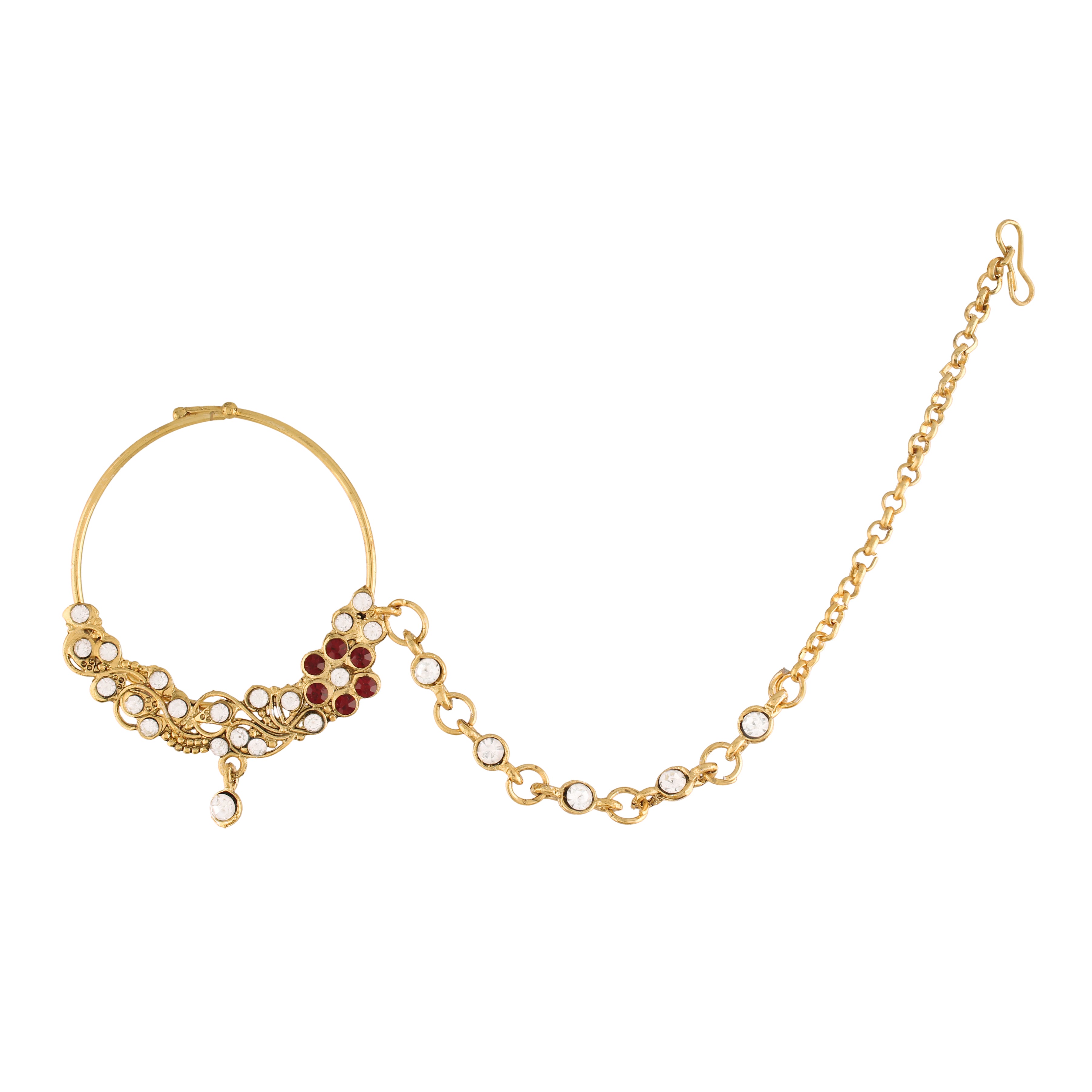 Afreen Maroon Jewellery Set