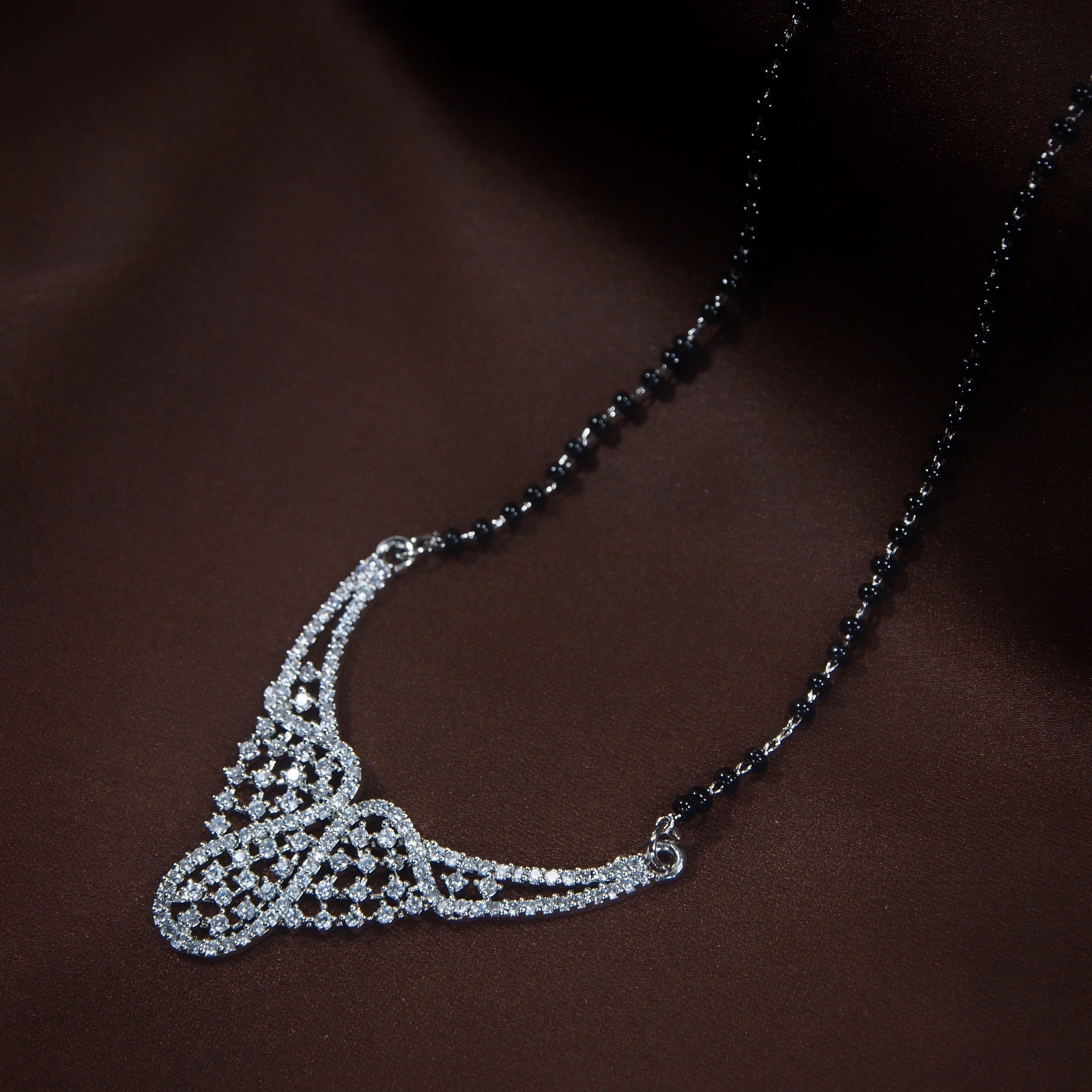 American diamond mangalsutra