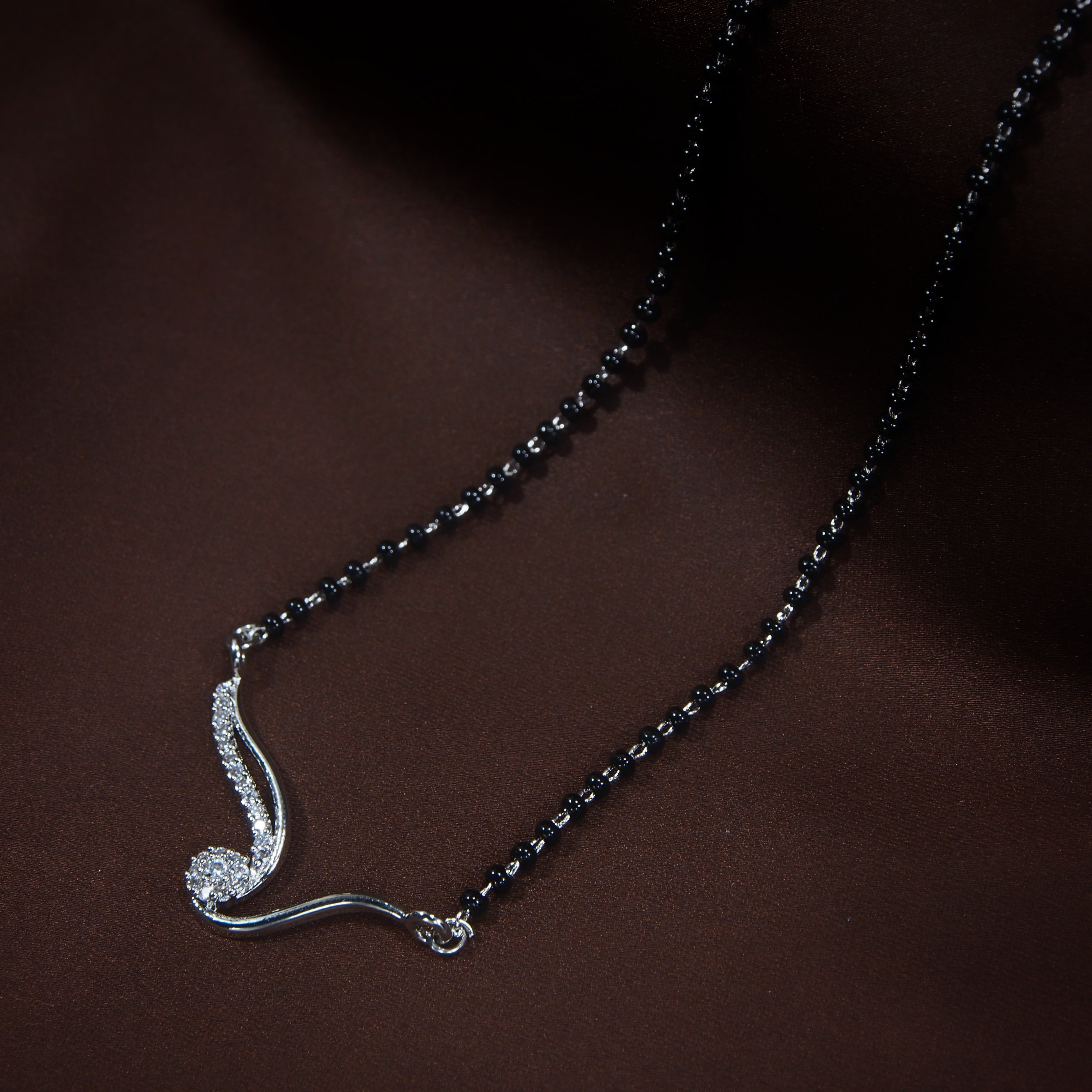 American diamond mangalsutra