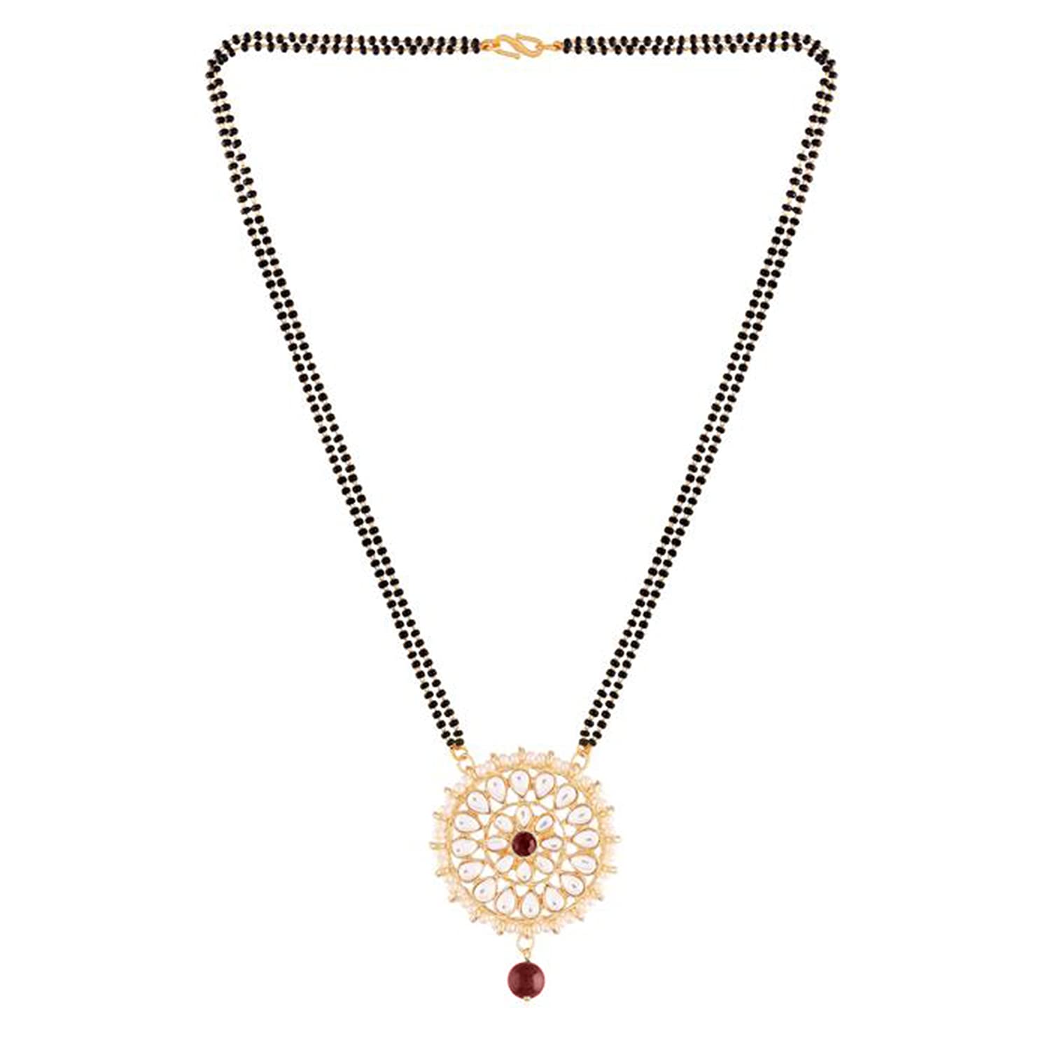 Preksha Maroon Mangalsutra
