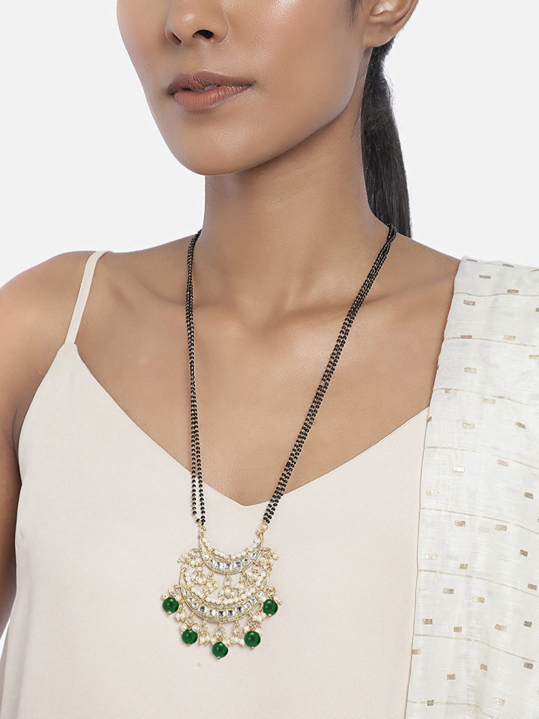 Jhalak Green Mangalsutra