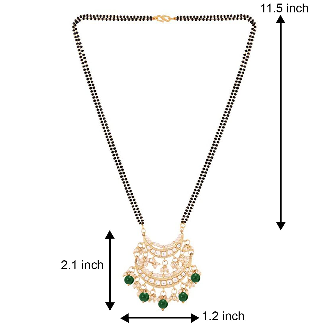 Jhalak Green Mangalsutra