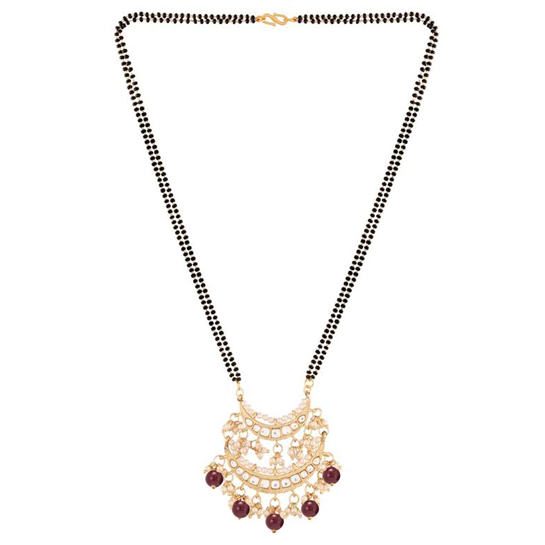 Jhalak Maroon Mangalsutra