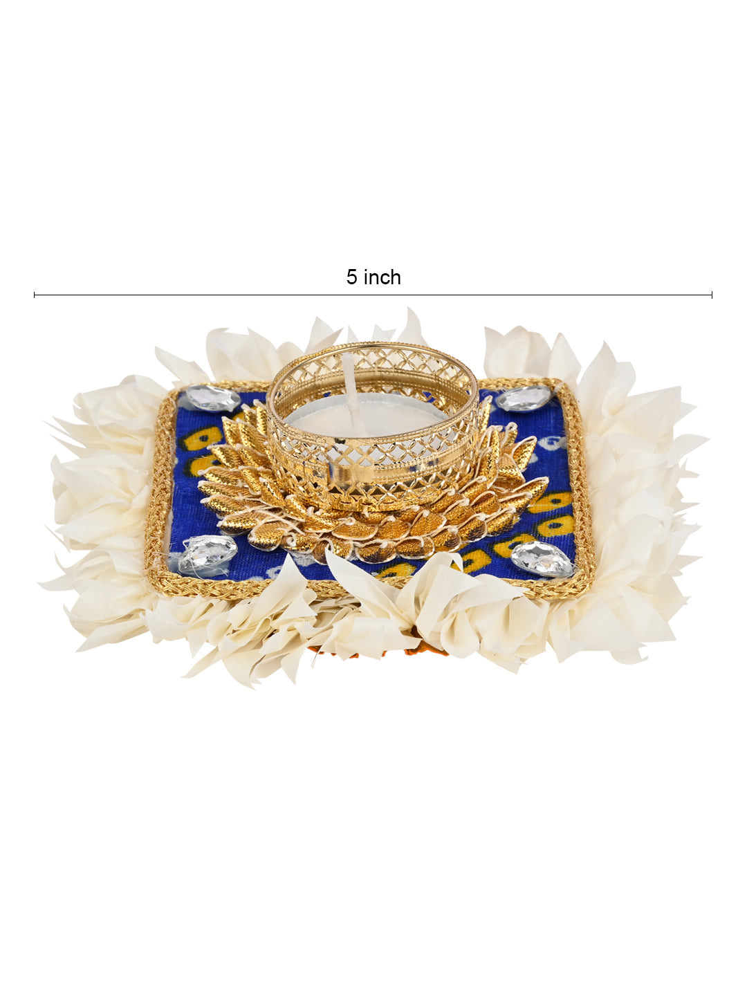 Festival Floral Vintage Diyas with Tealights