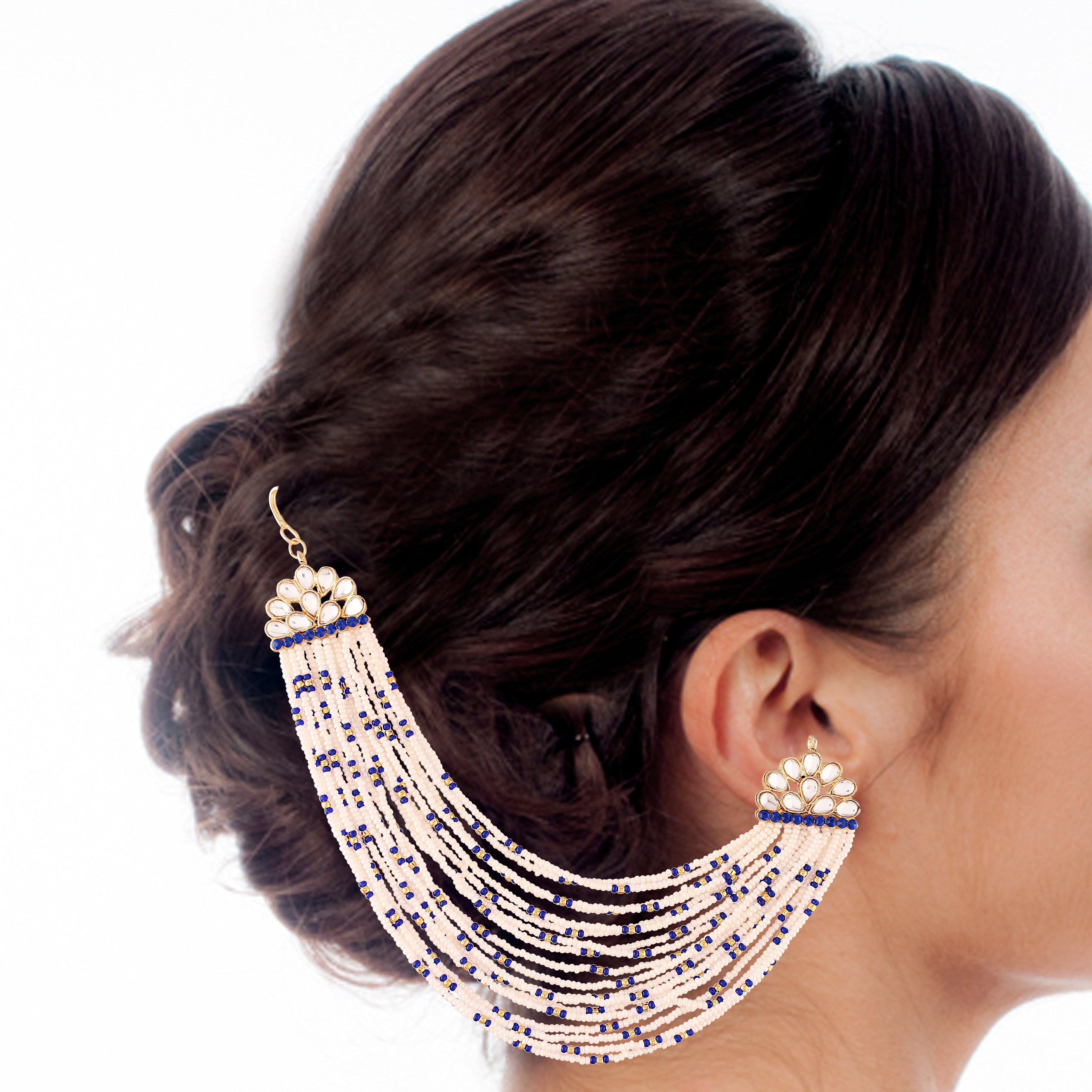 PRALAMBIKA Blue Earrings