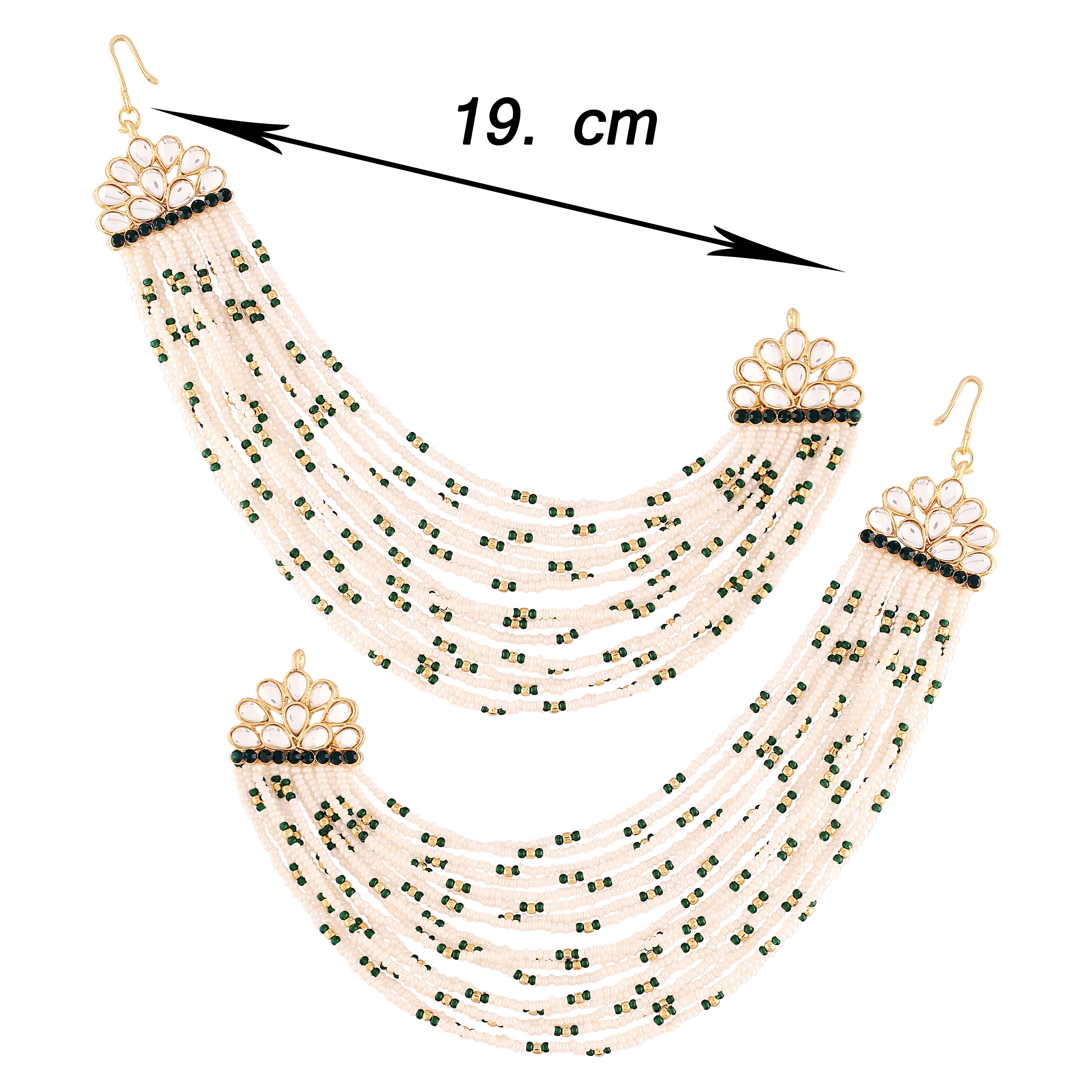 PRALAMBIKA Green Earrings