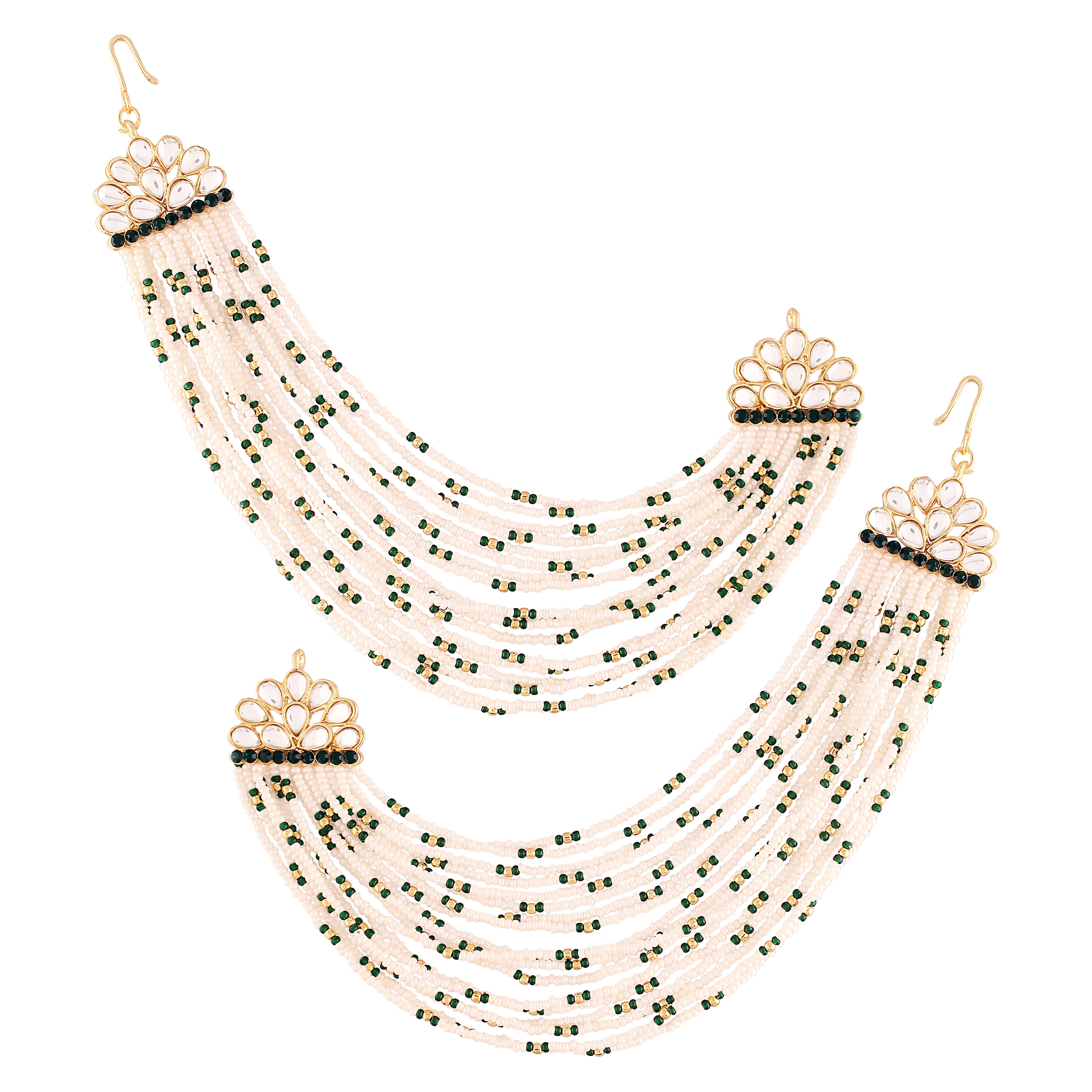 PRALAMBIKA Green Earrings