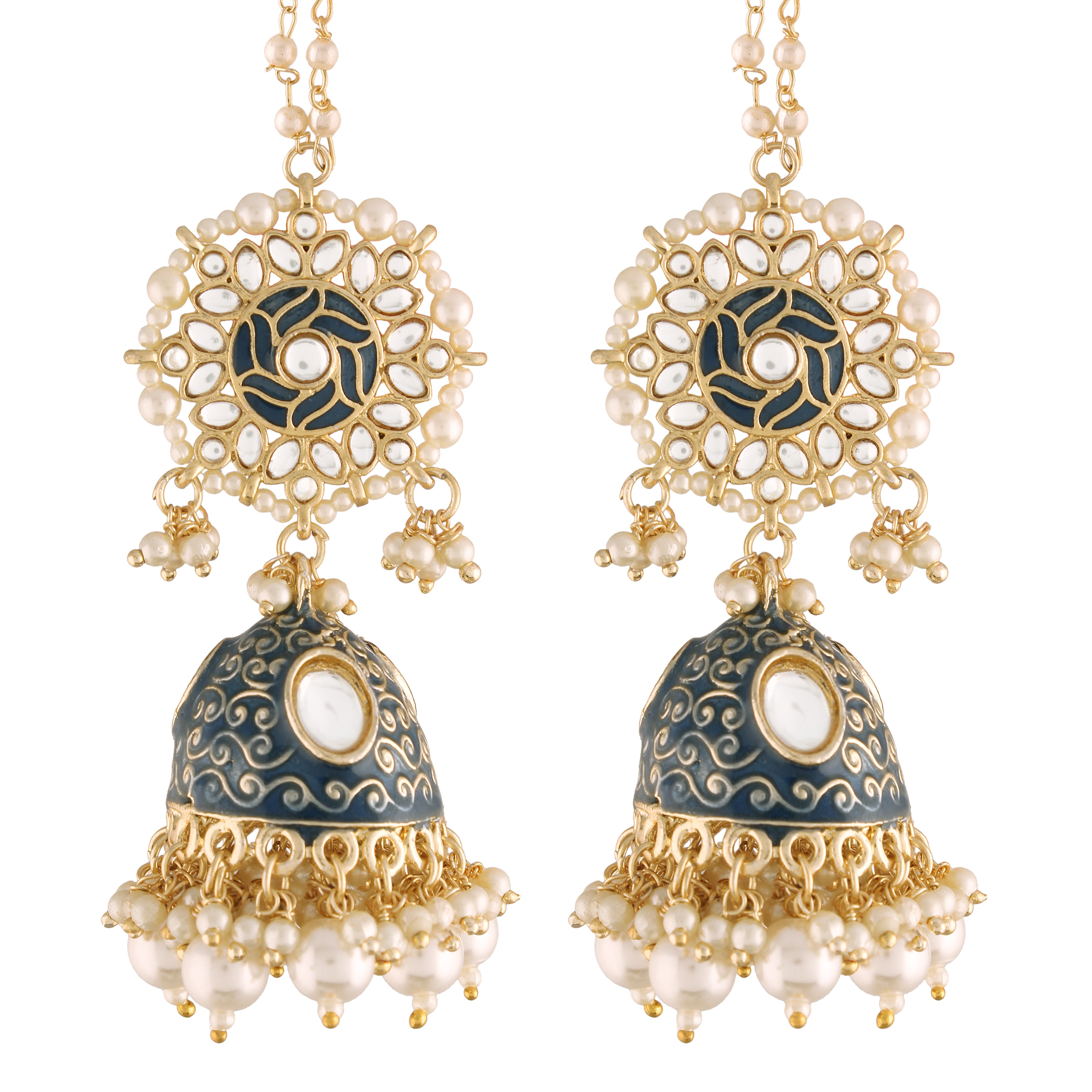 Bahija Blue Earrings