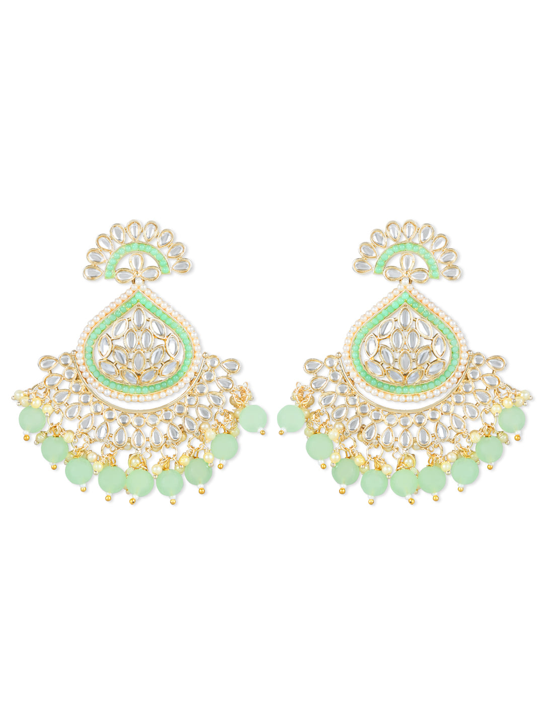 'Mahnoor' Mint Earrings