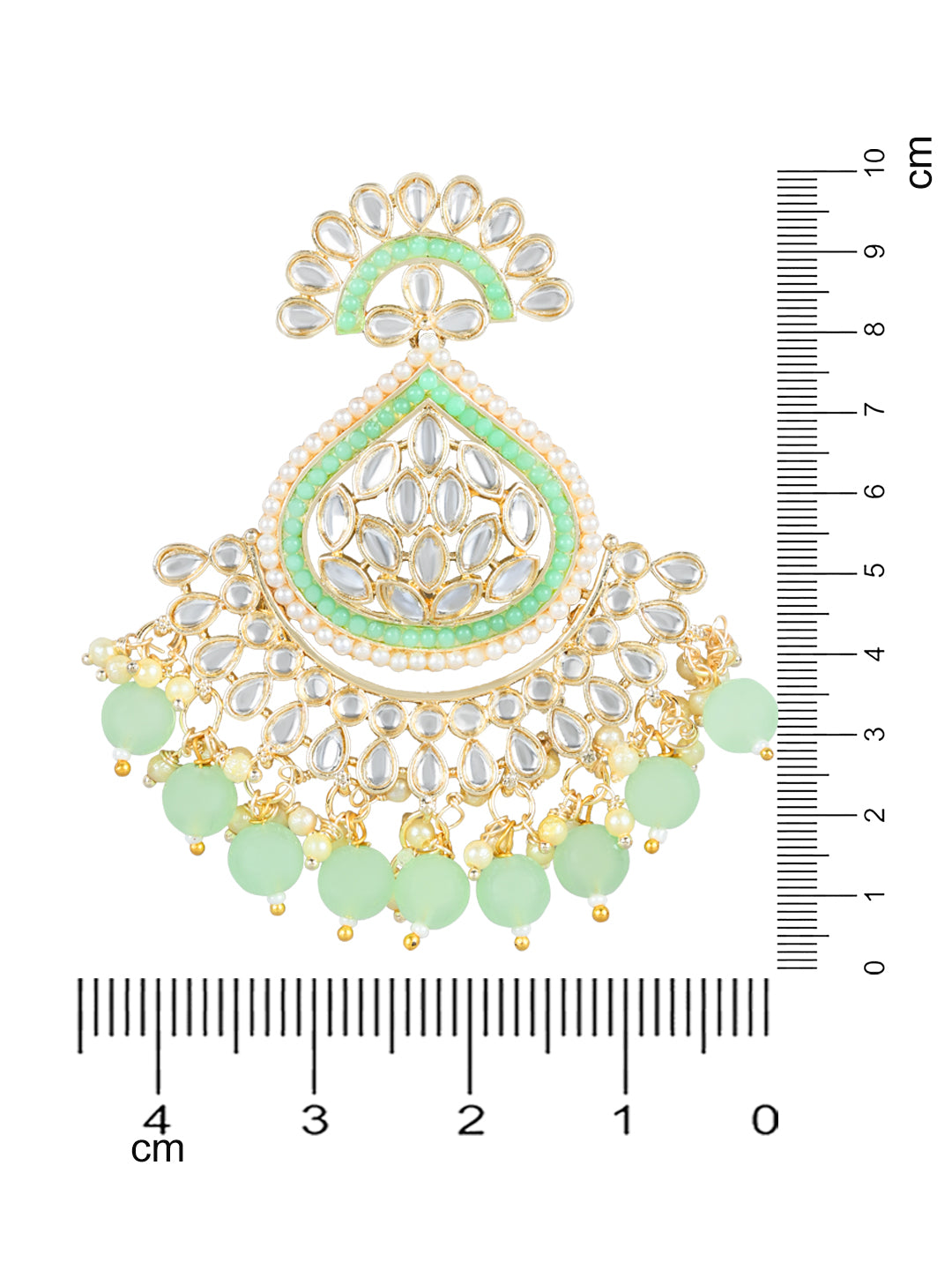 'Mahnoor' Mint Earrings